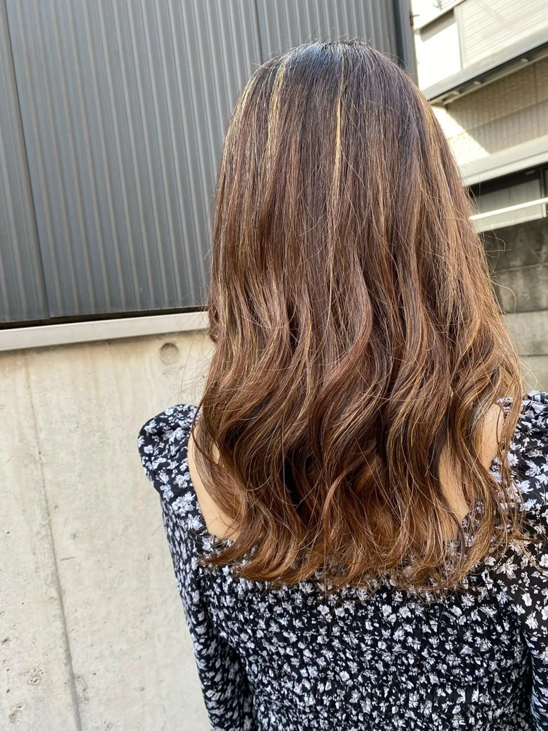 セミロング 勝沼 佑季のヘアスタイル