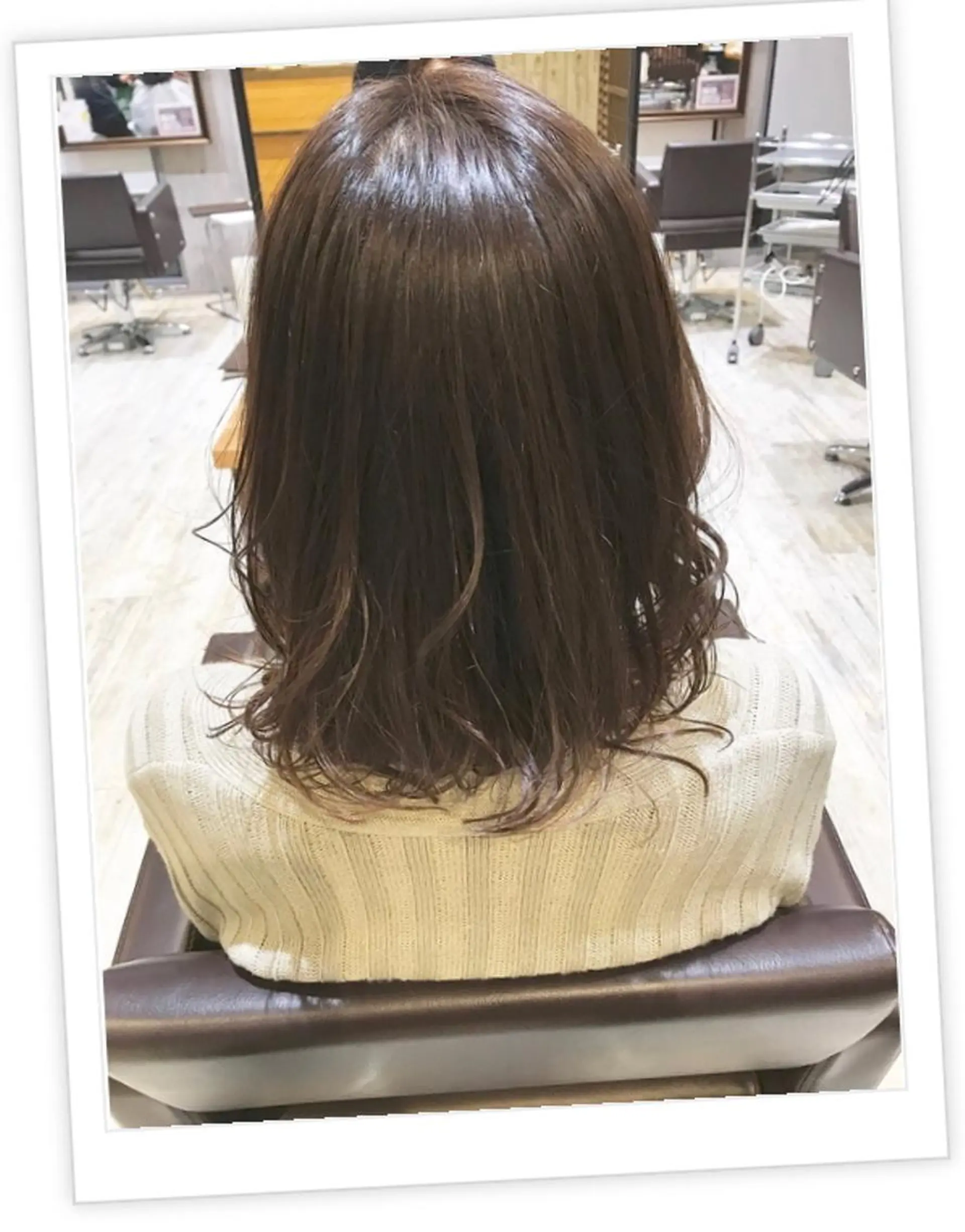 ミディアム カラー パーマ ヘアアレンジ メンズ キッズ ネイル マツエク・マツパ カット ヘアカラー トリートメント EnBlesS西宮 マンツーマン神道有基のヘアスタイル