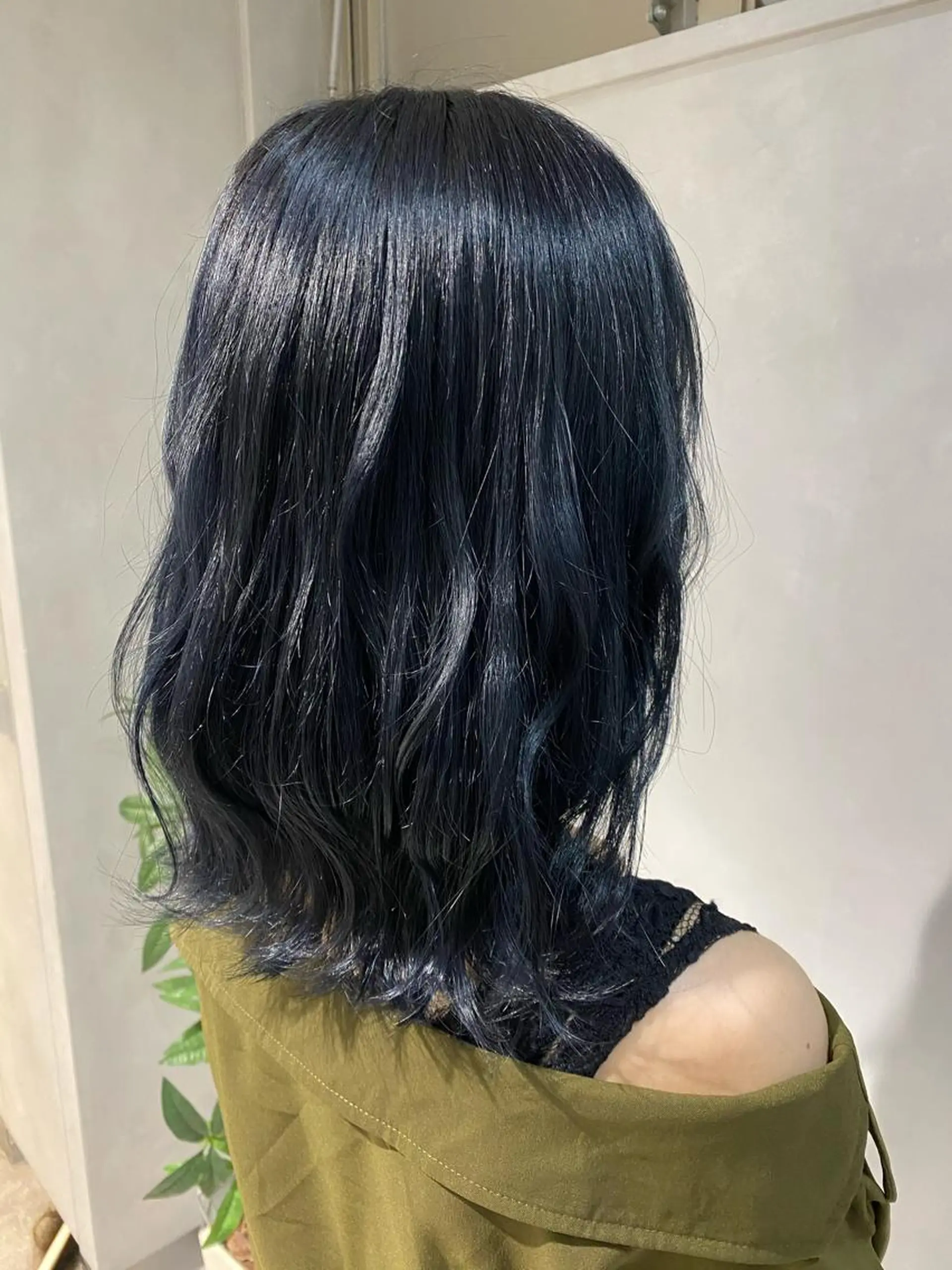 セミロング カラー M IIのヘアスタイル