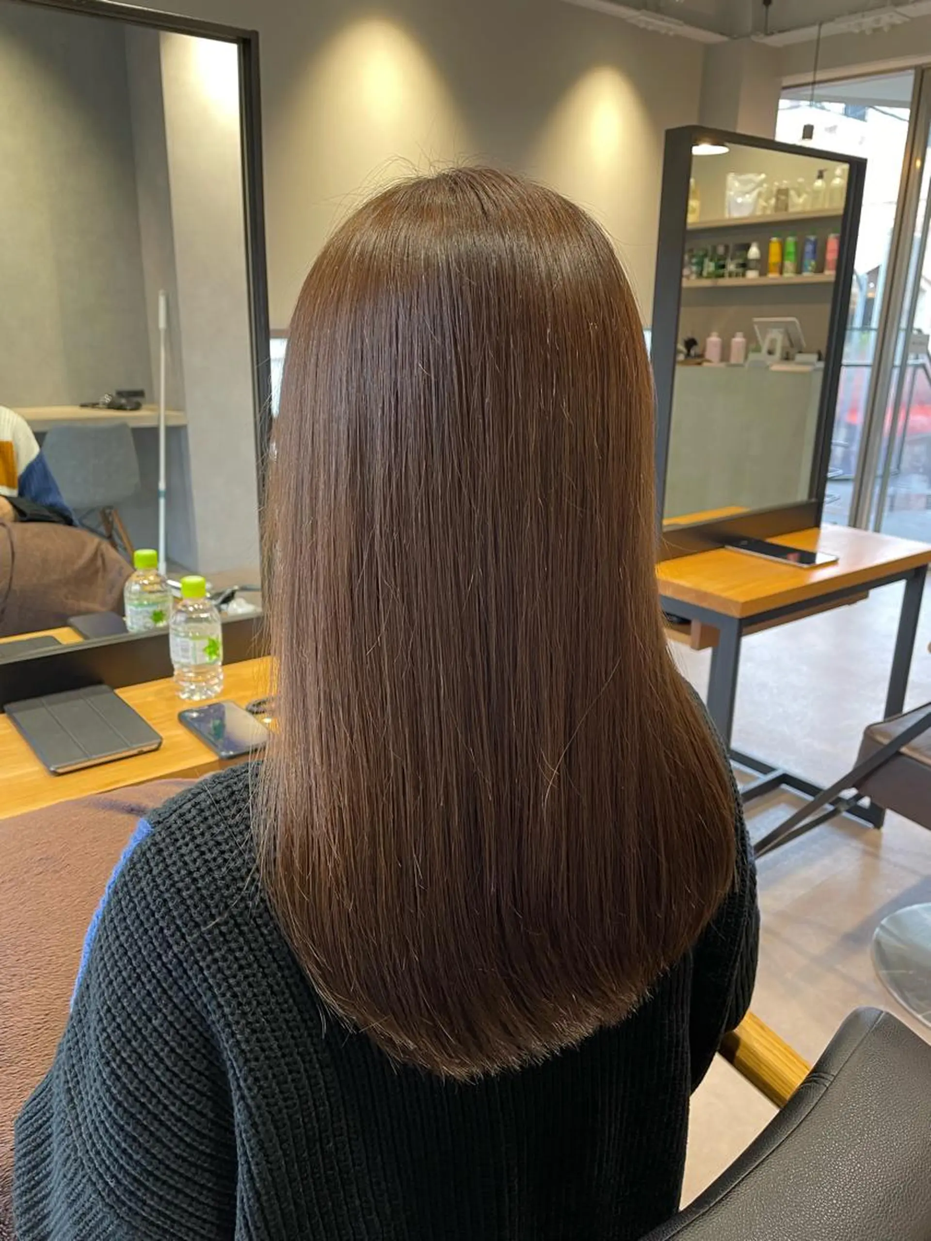 ロング カラー バレイヤージュ ベージュカラー ブリーチ ブロンド デザインカラー 韓国風/オシャレ /縮毛矯正/滝口琴未のヘアスタイル