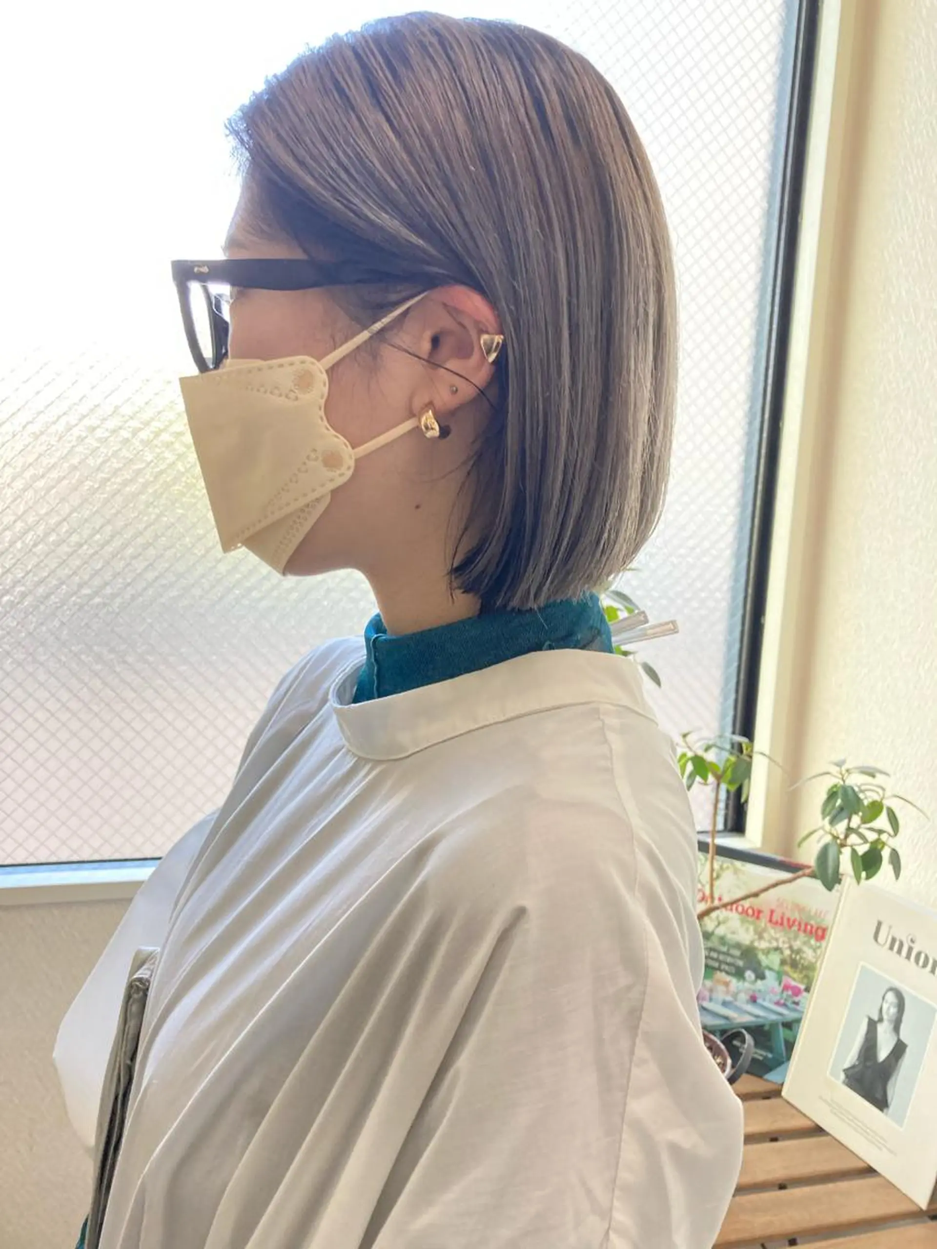 ミディアム カラー カット ヘアカラー トリートメント 小木曽智美 /ボブ/ショートのヘアスタイル