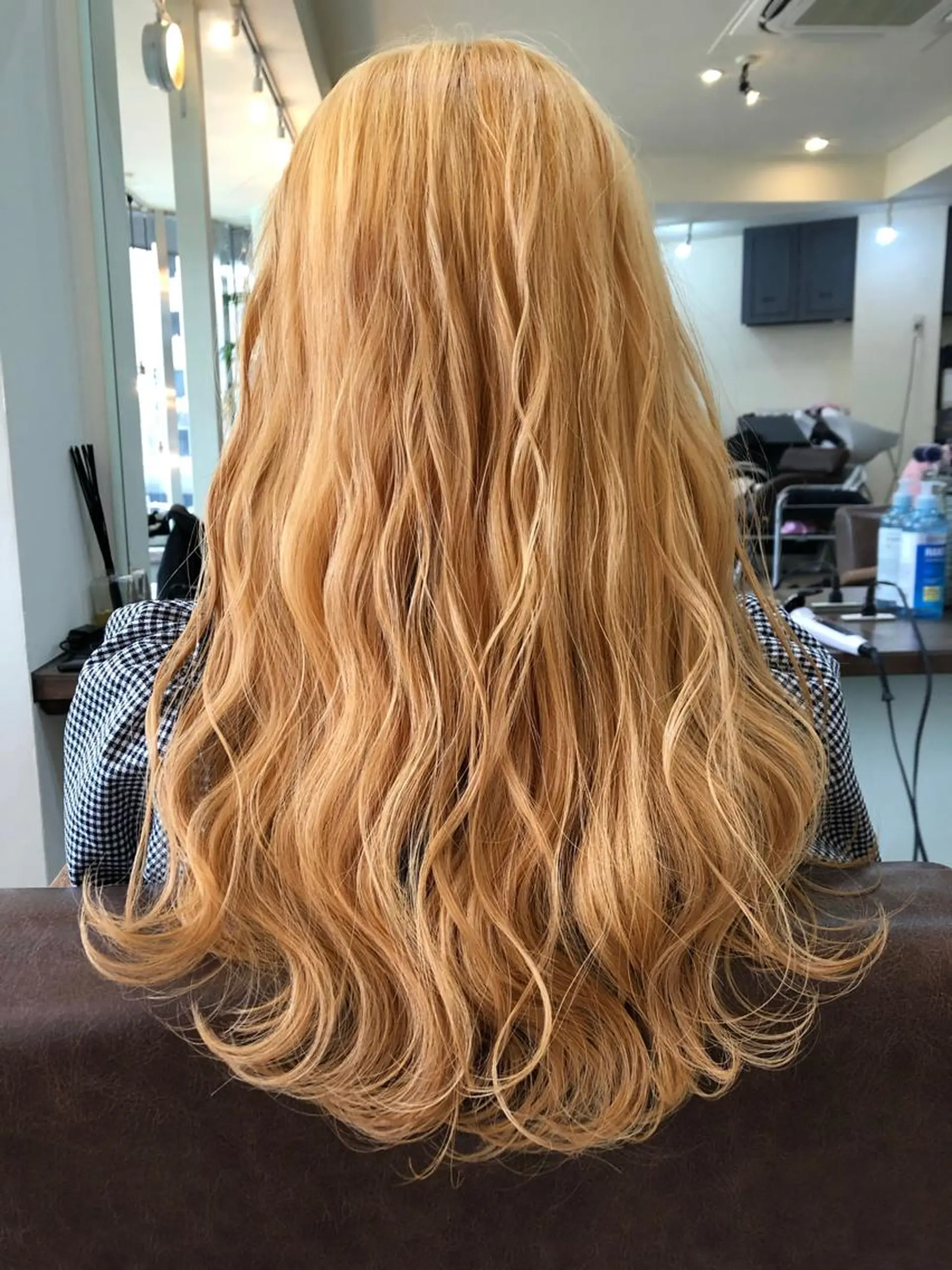 ロング カラー 編み込みエクステ プルエクステ シールエクステ バレイヤージュ ブリーチ カット ヘアカラー WEST OLAND加藤圭介のヘアスタイル