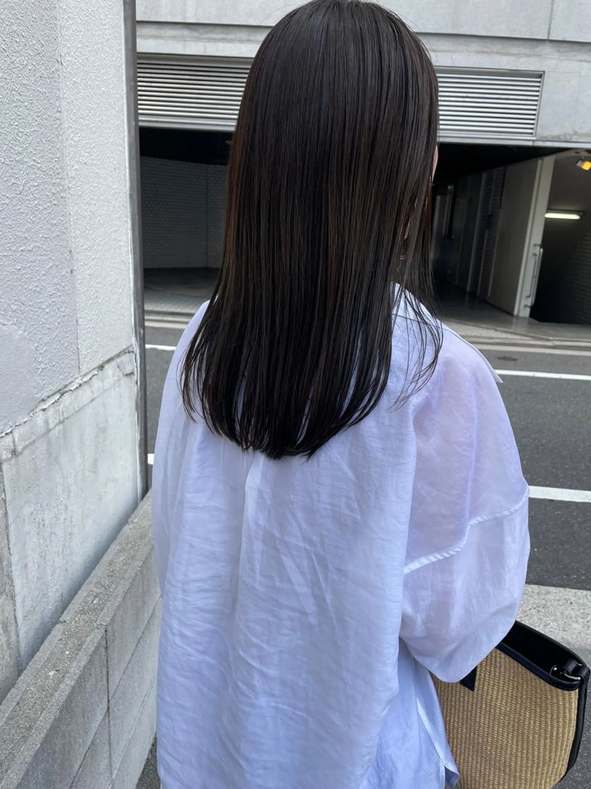 セミロング カット ヘアカラー トリートメント さの あやねのヘアスタイル