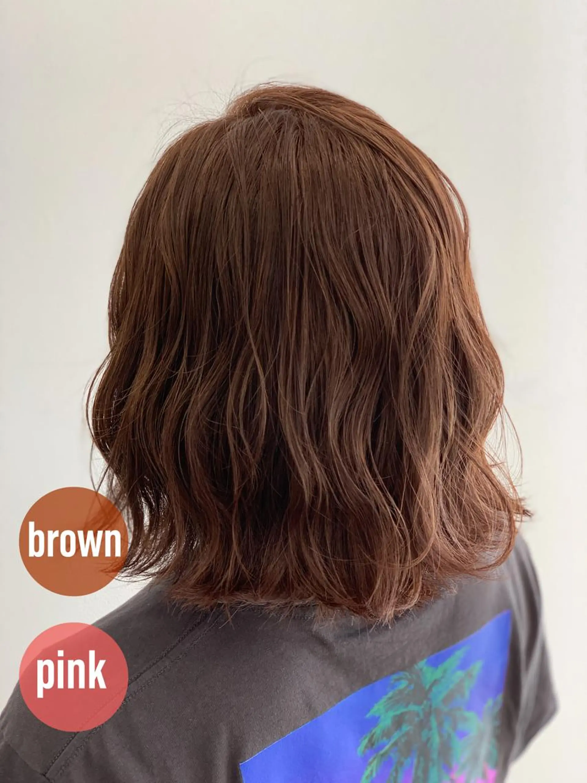 ミディアム カラー ブラウンカラー ピンクカラー ピンクブラウン 【NEW✨】店長‪✄ 杉本亮太のヘアスタイル