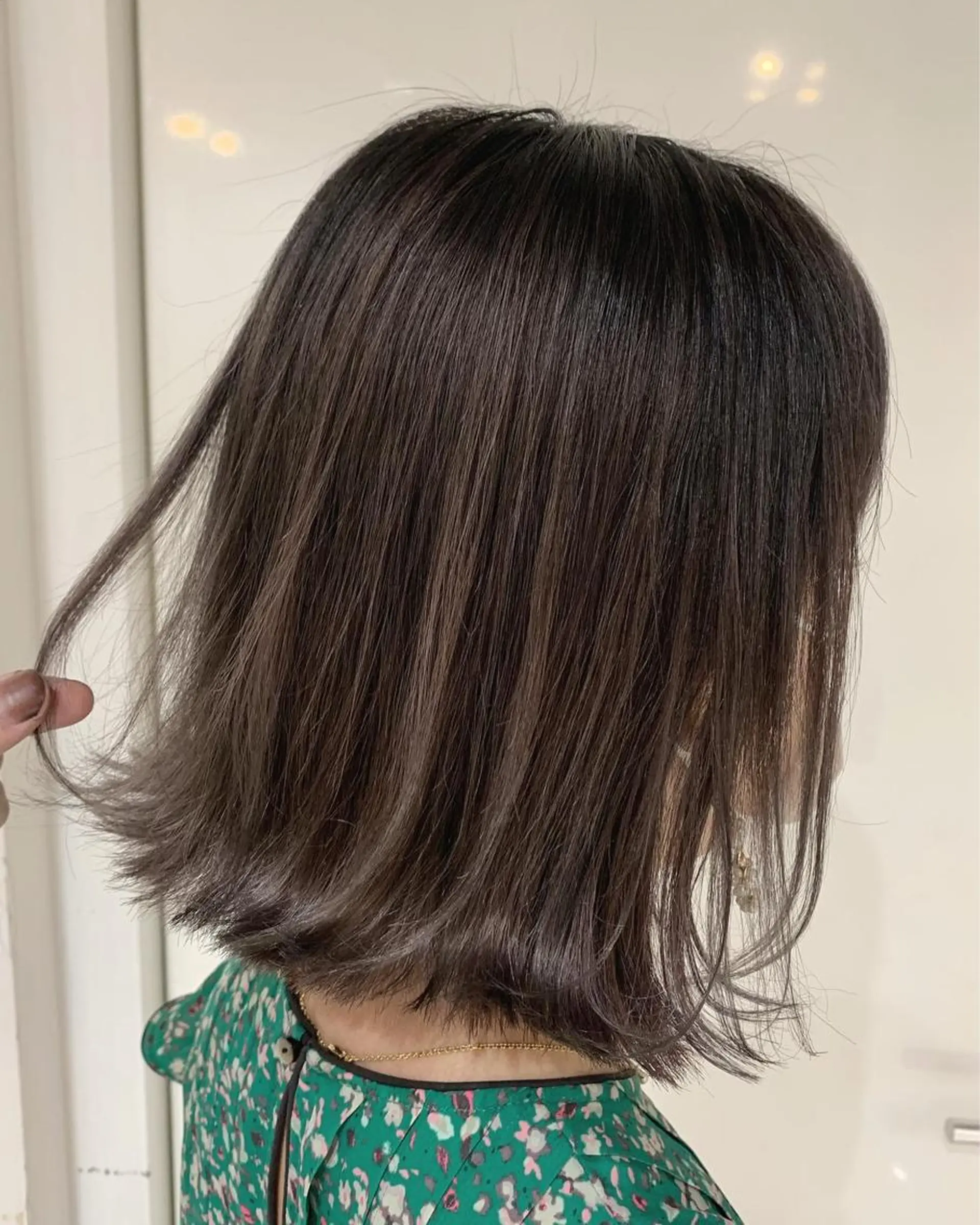 ショート カラー ヘアアレンジ ネイル マツエク・マツパ バレイヤージュ ボブ レイヤーカット 阿部 圭悟のヘアスタイル