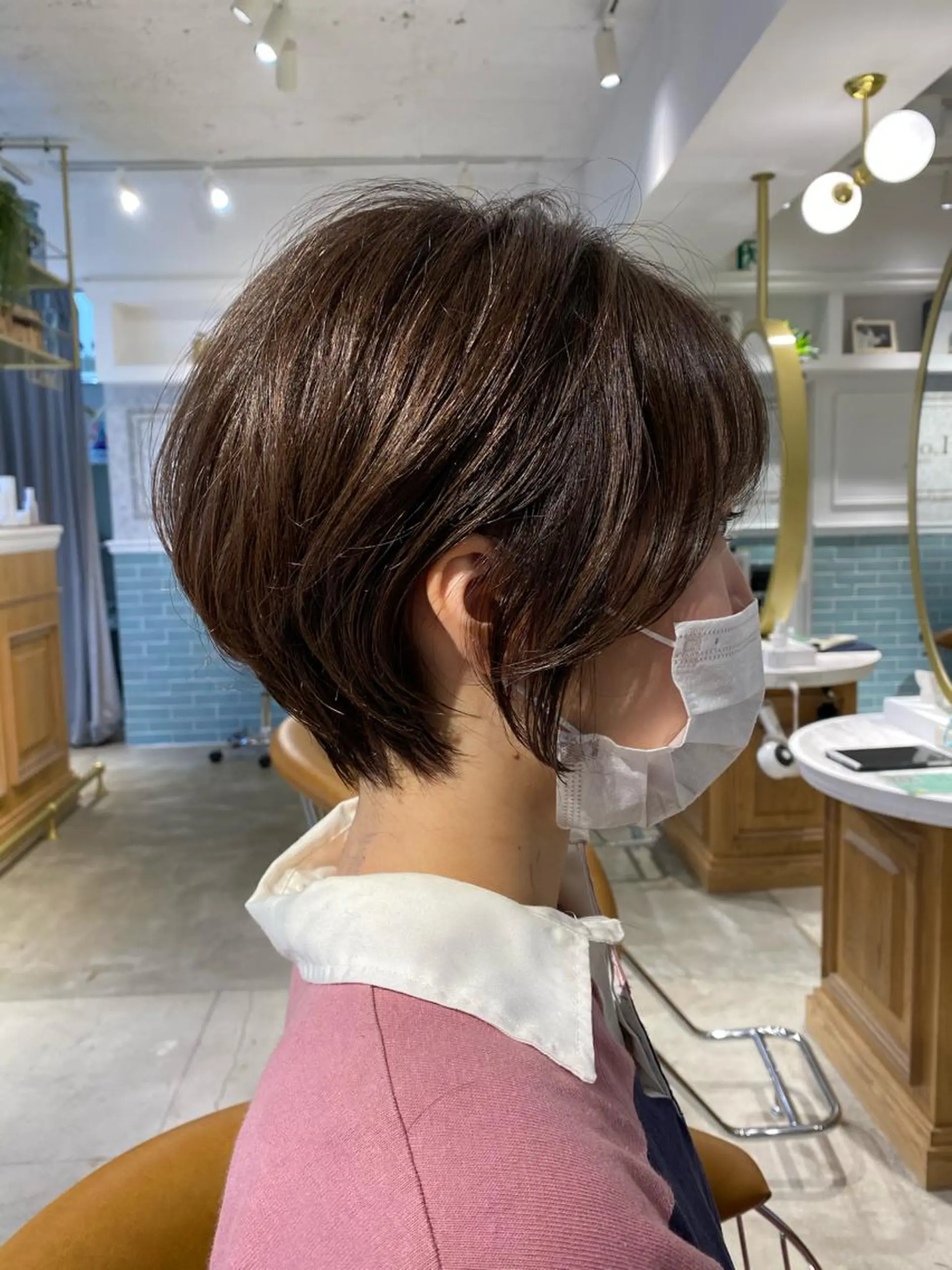 ショート 髪質改善レイヤー/ ボブたんの翔太のヘアスタイル