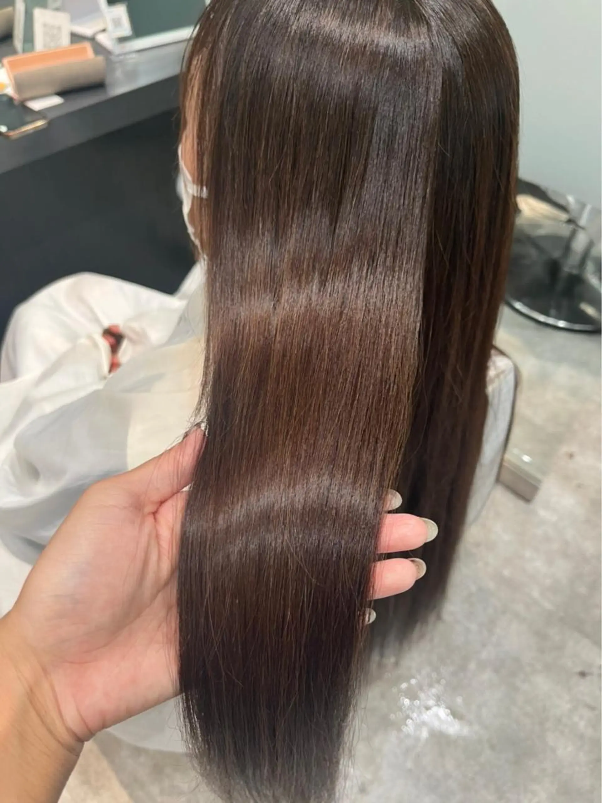 ミディアム カラー 髪質改善 玉城 和磨のヘアスタイル