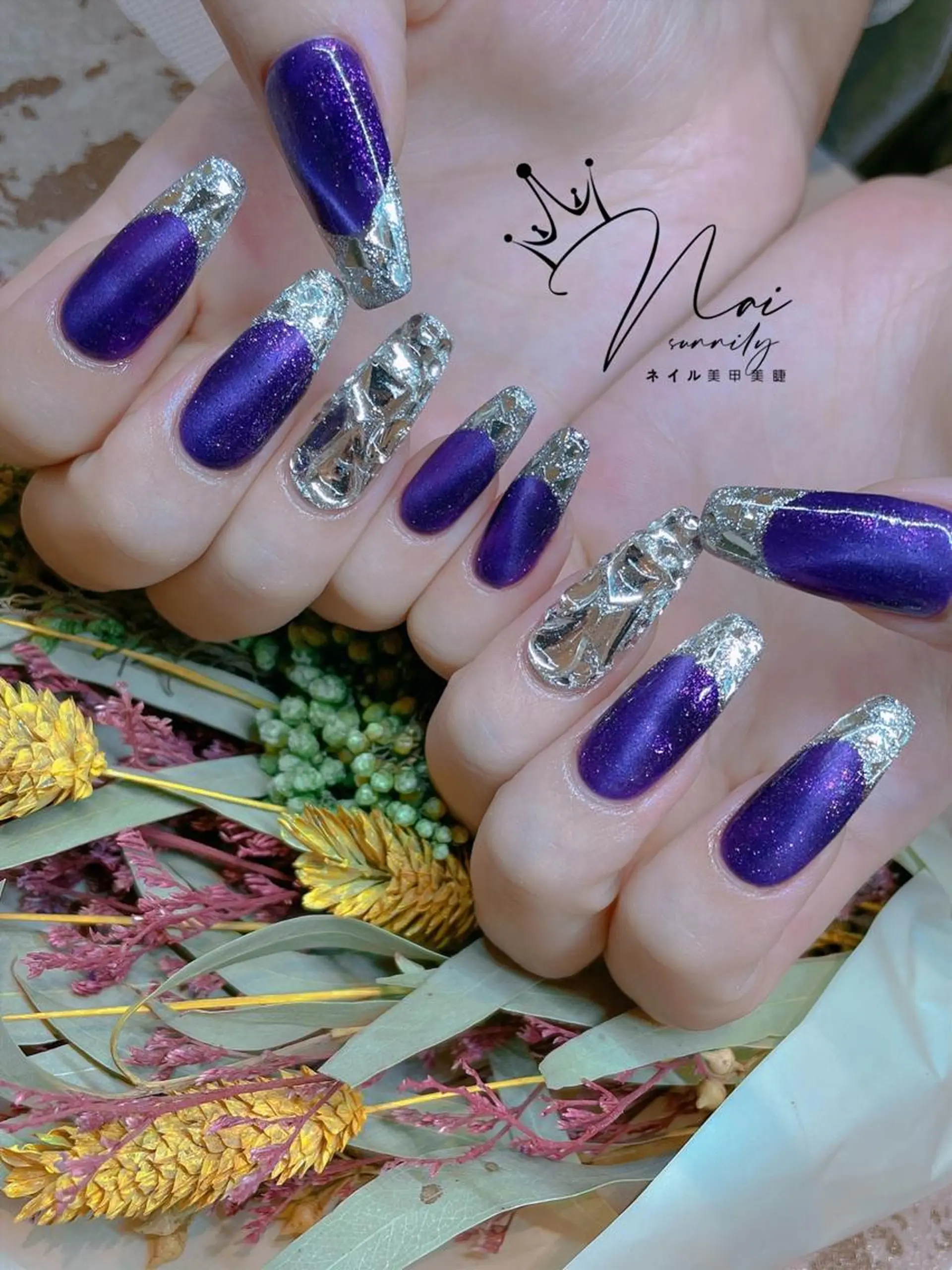 ネイル 長さだし専門店 M2　rikaのネイルデザイン