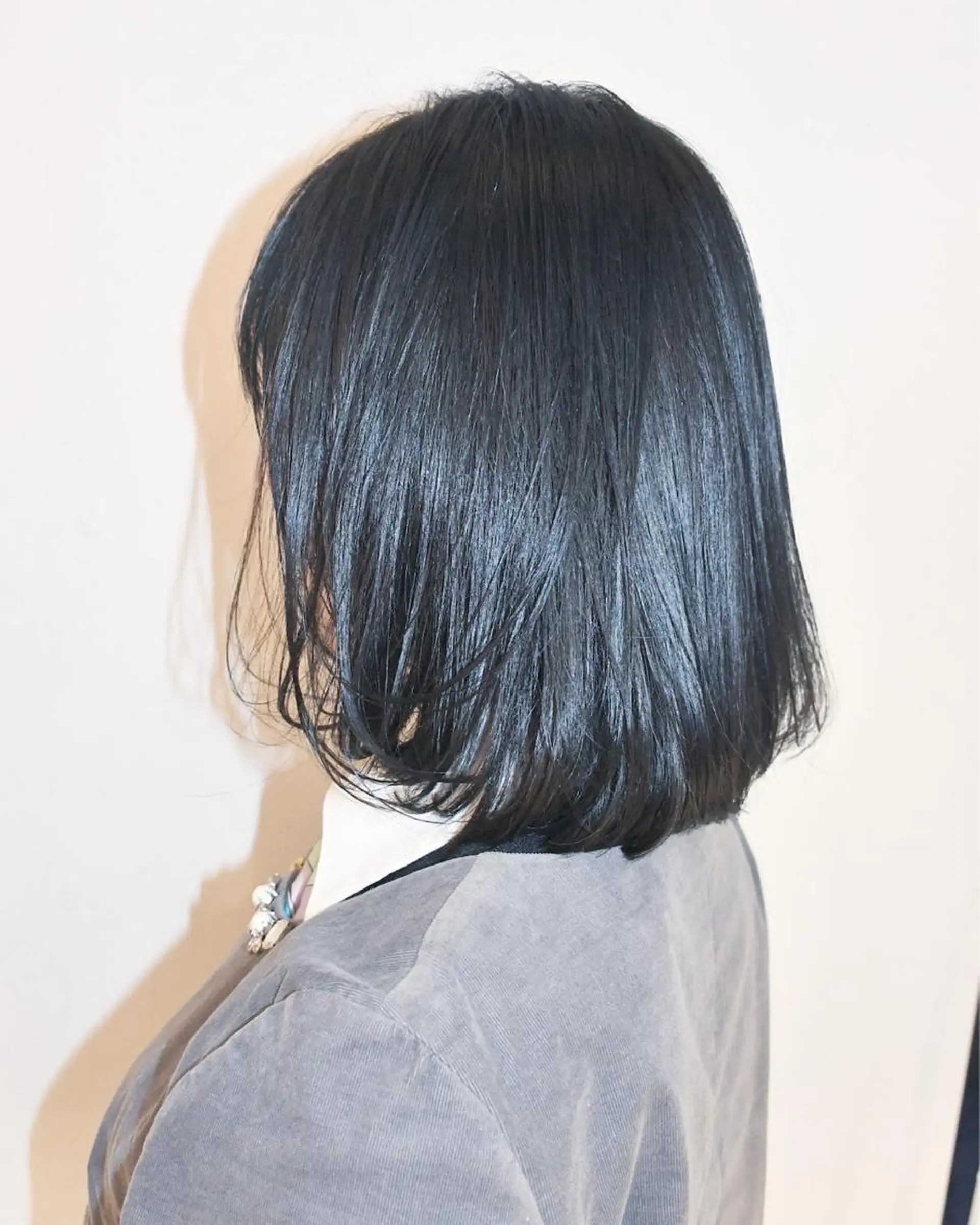 ミディアム カラー ネイビーカラー 🔹TOMO🔹 圧倒的経験値🔹のヘアスタイル