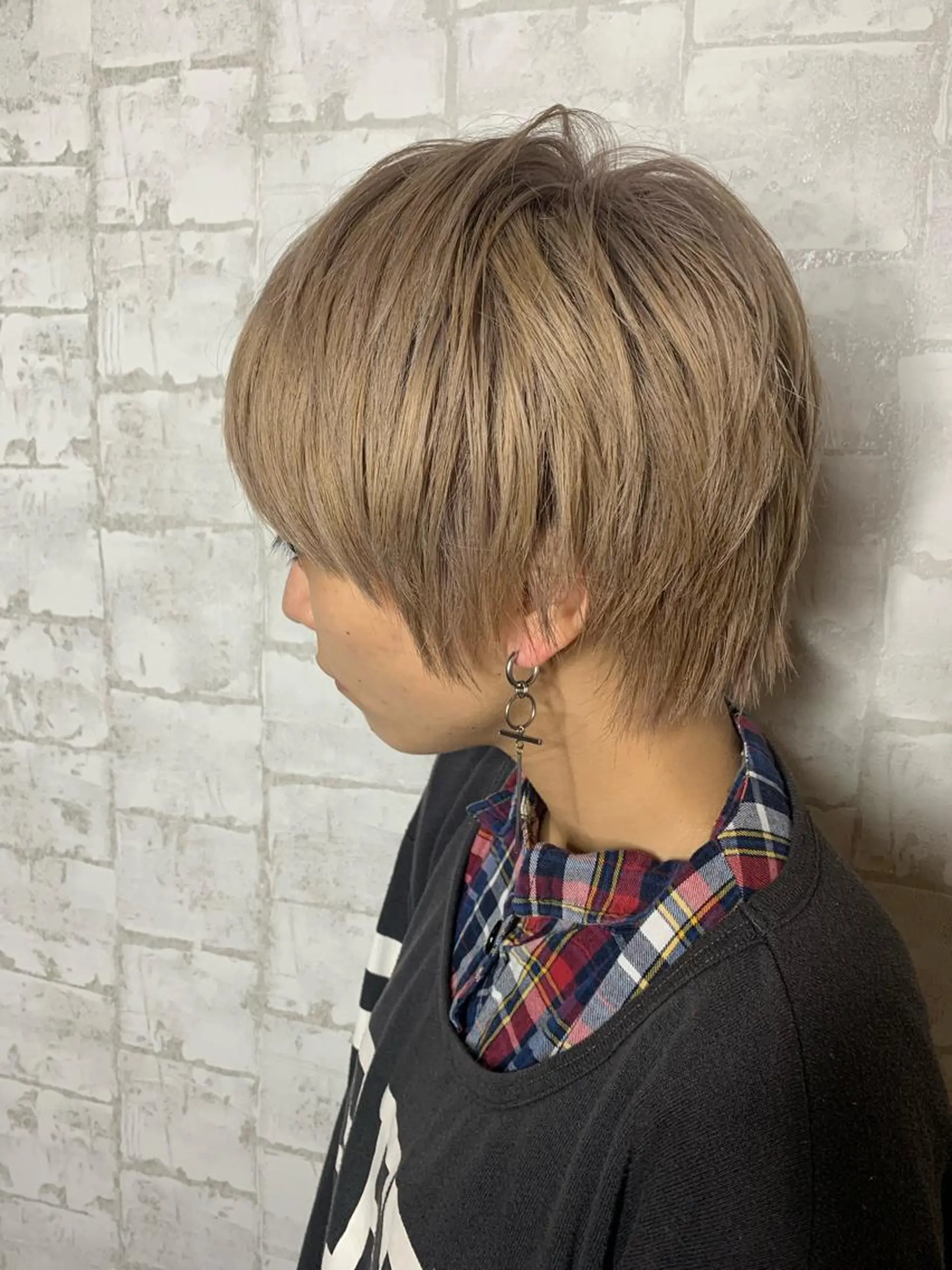 ショート カラー 船津武俊 フナツタケトシのヘアスタイル