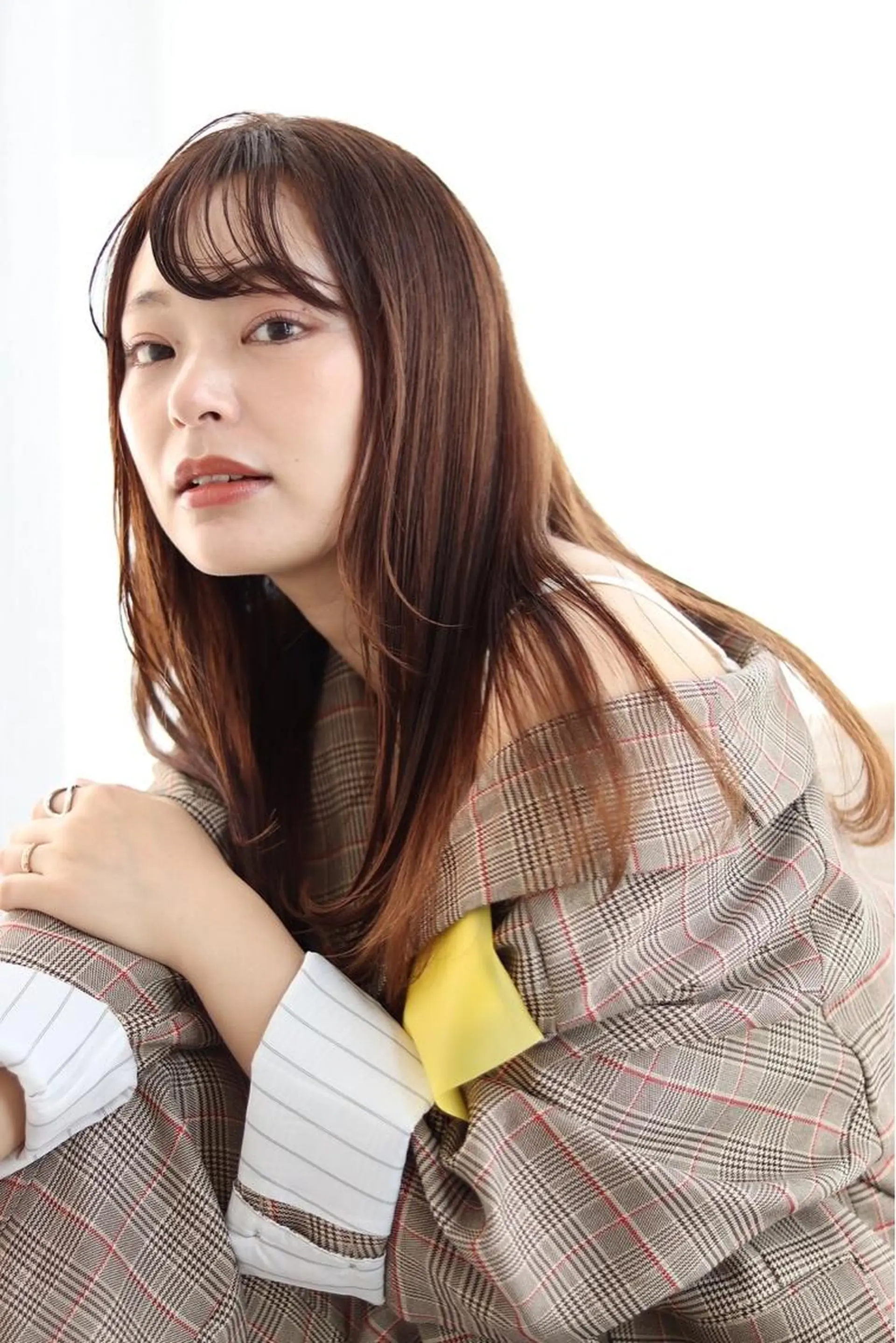 ロング 及川まき 　オリーブ グレージュカラー♪のヘアスタイル