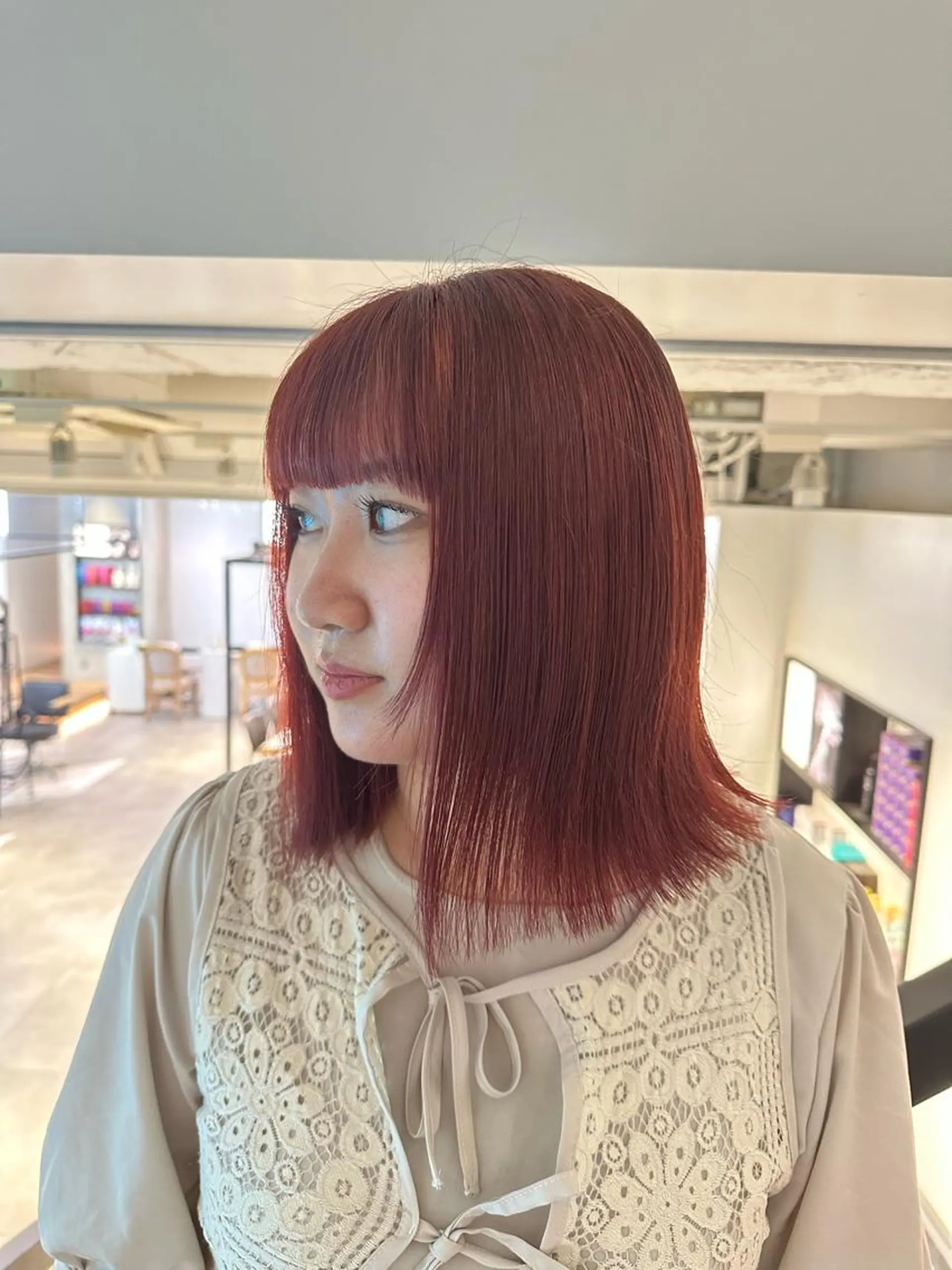 ショート カラー ヘアアレンジ ハイトーン特化 pepe🎀のヘアスタイル
