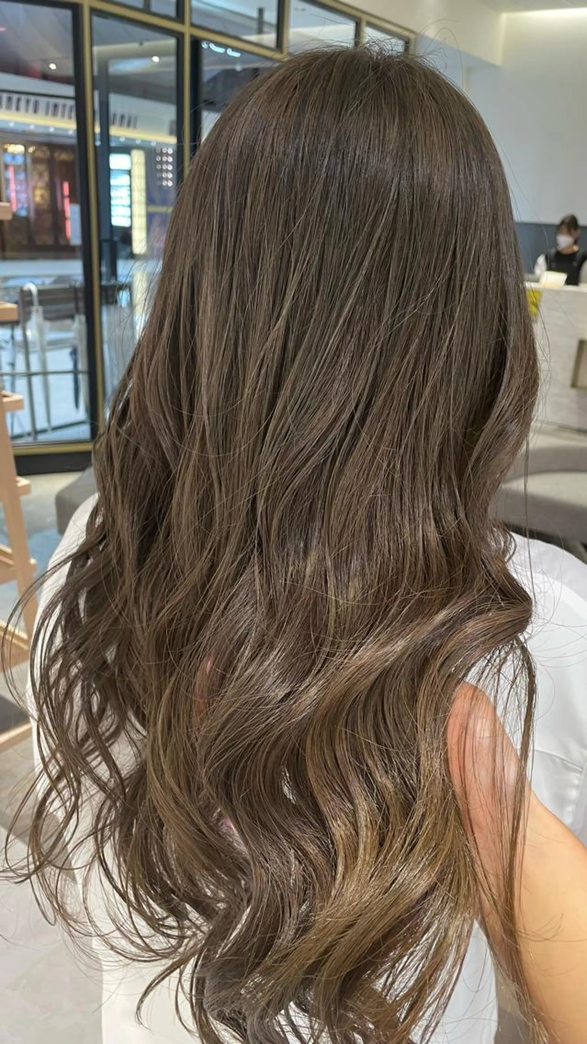 ロング パーマモデル募集🌈 森脇帆南のヘアスタイル
