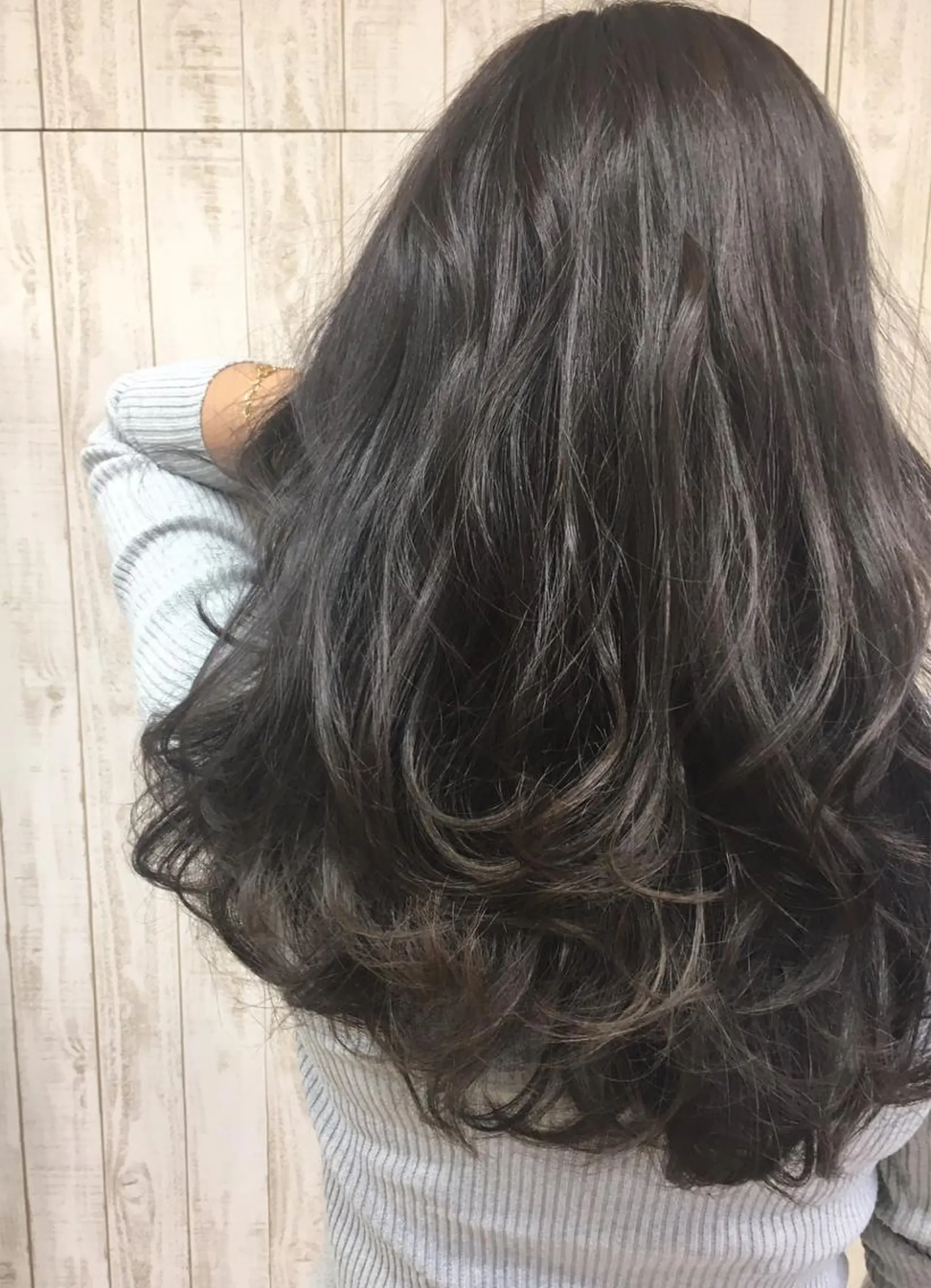 ロング タナカ タクヤのヘアスタイル