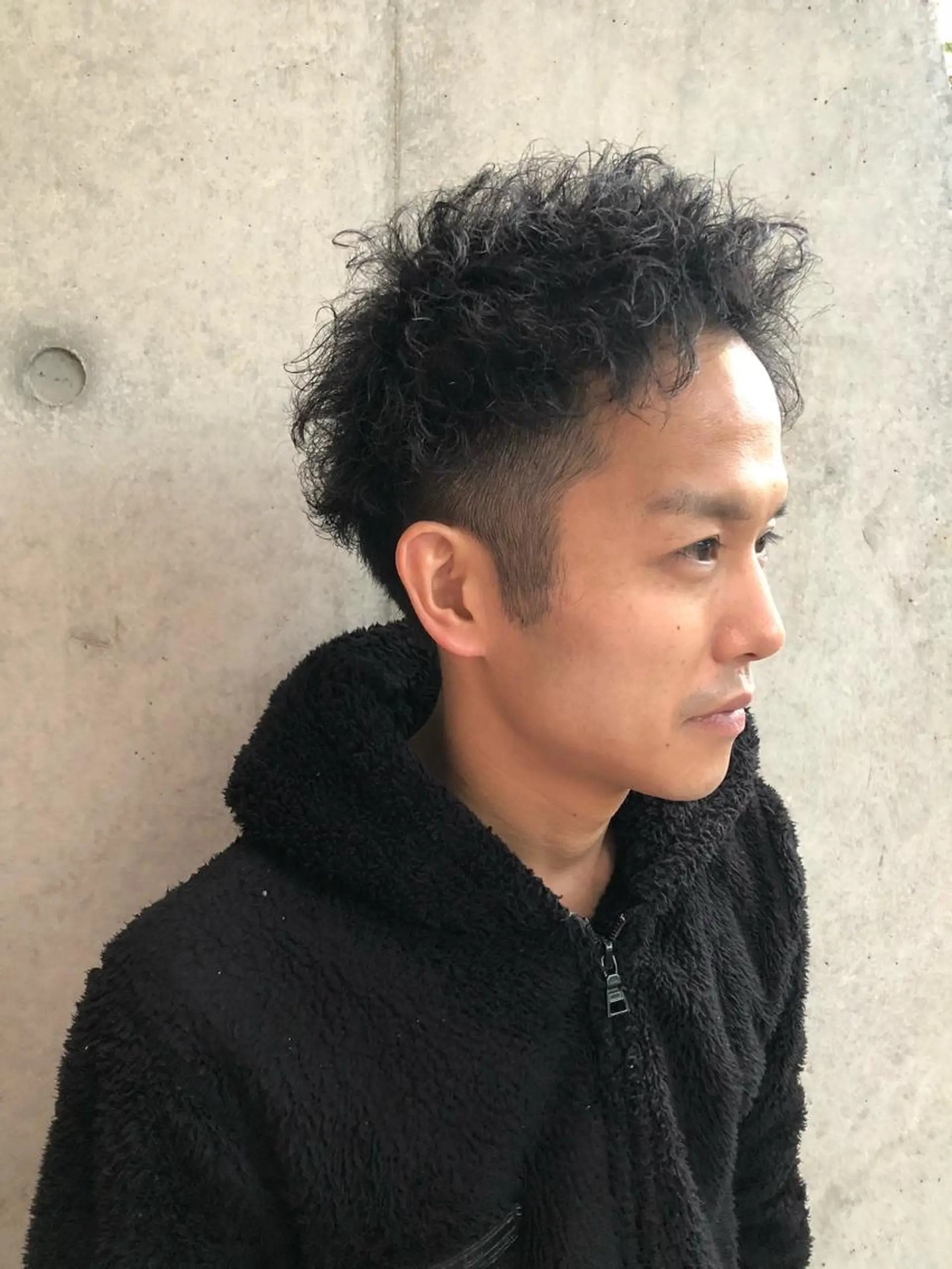 メンズ カット ヘアカラー 森本裕/オーナー/ スパイラルパーマのヘアスタイル