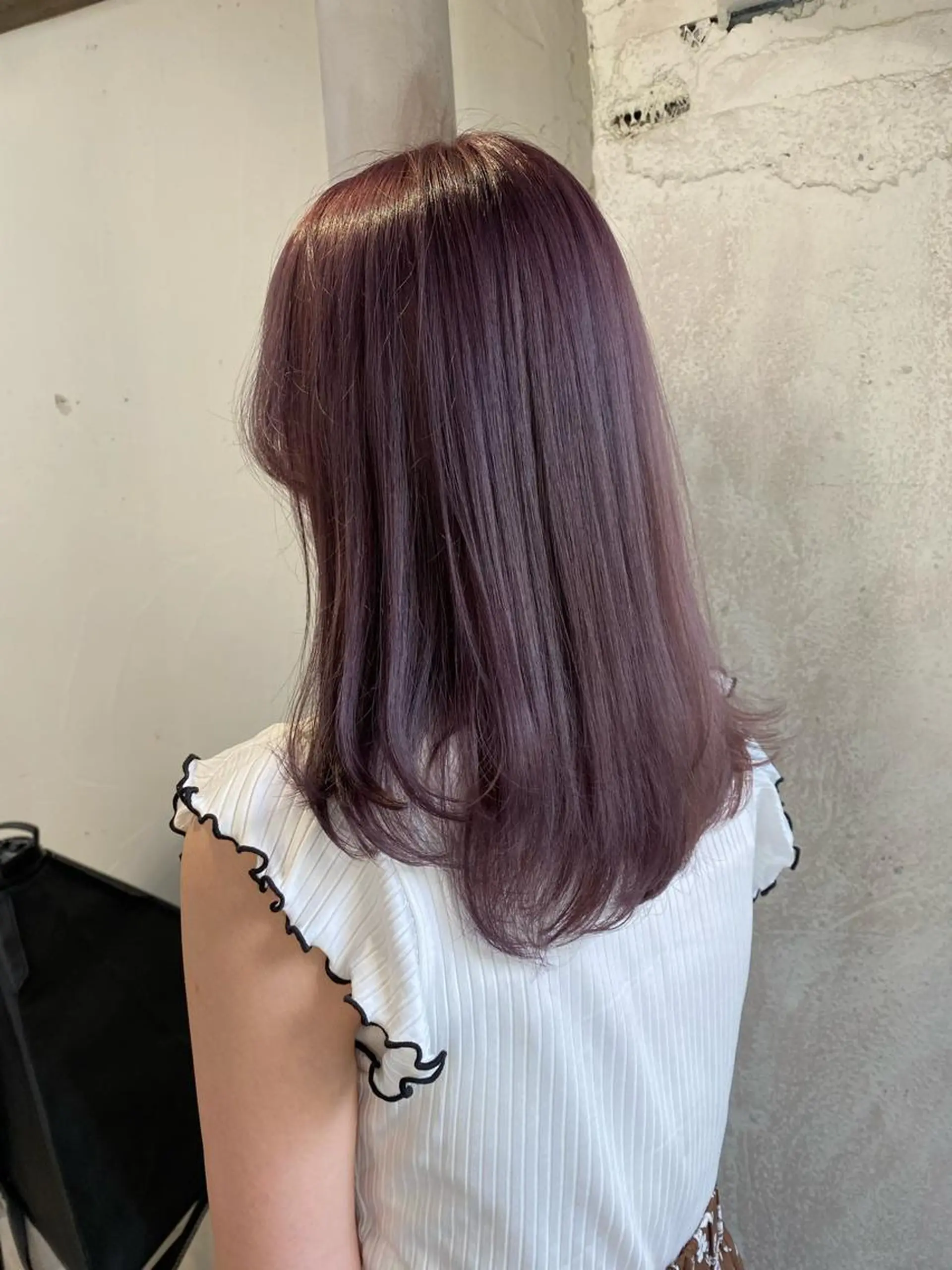 ミディアム カラー ブリーチ ハイトーンカラー ラベンダーカラー ミニモお気に入り数 No.1宍戸雄弥のヘアスタイル