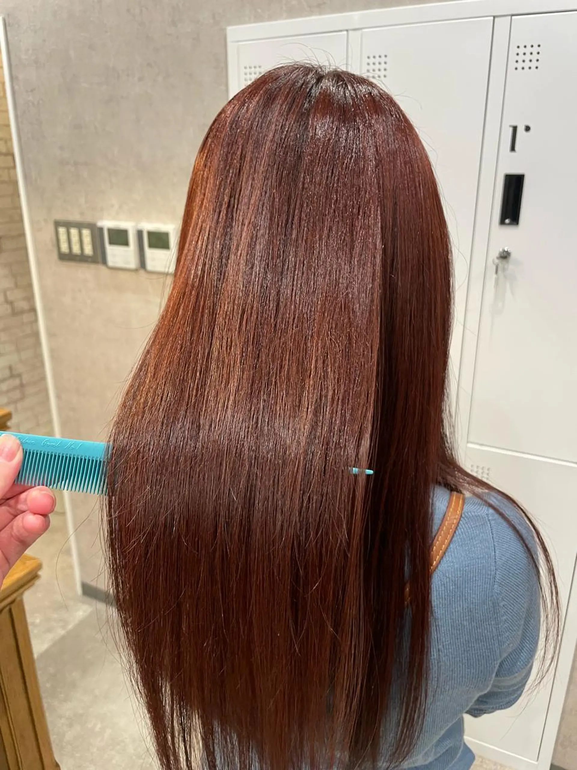 ロング カラー 髪質改善 mau tomokaのヘアスタイル