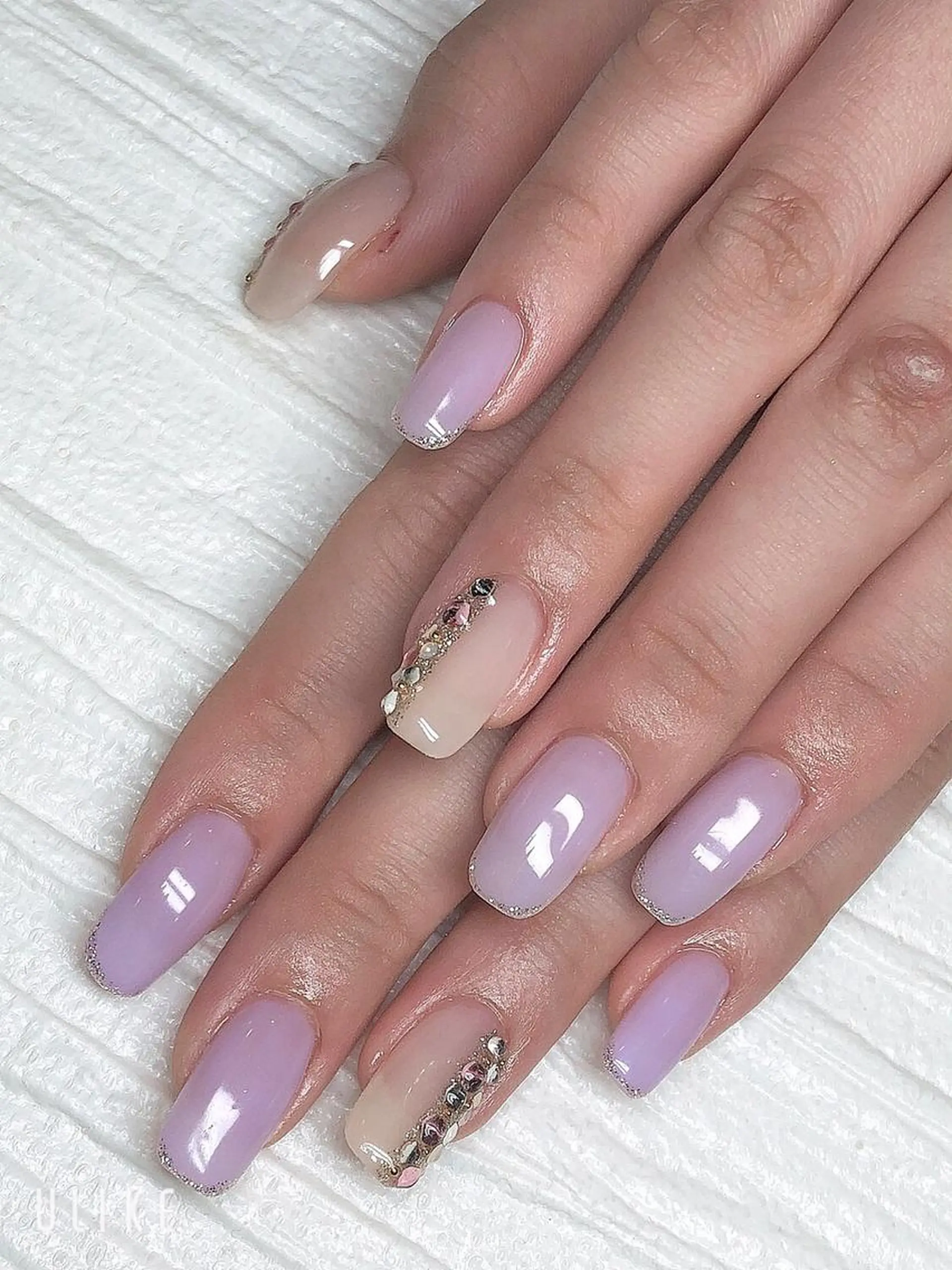 ロング ネイル 🦋Kiyomi. 🦋のネイルデザイン