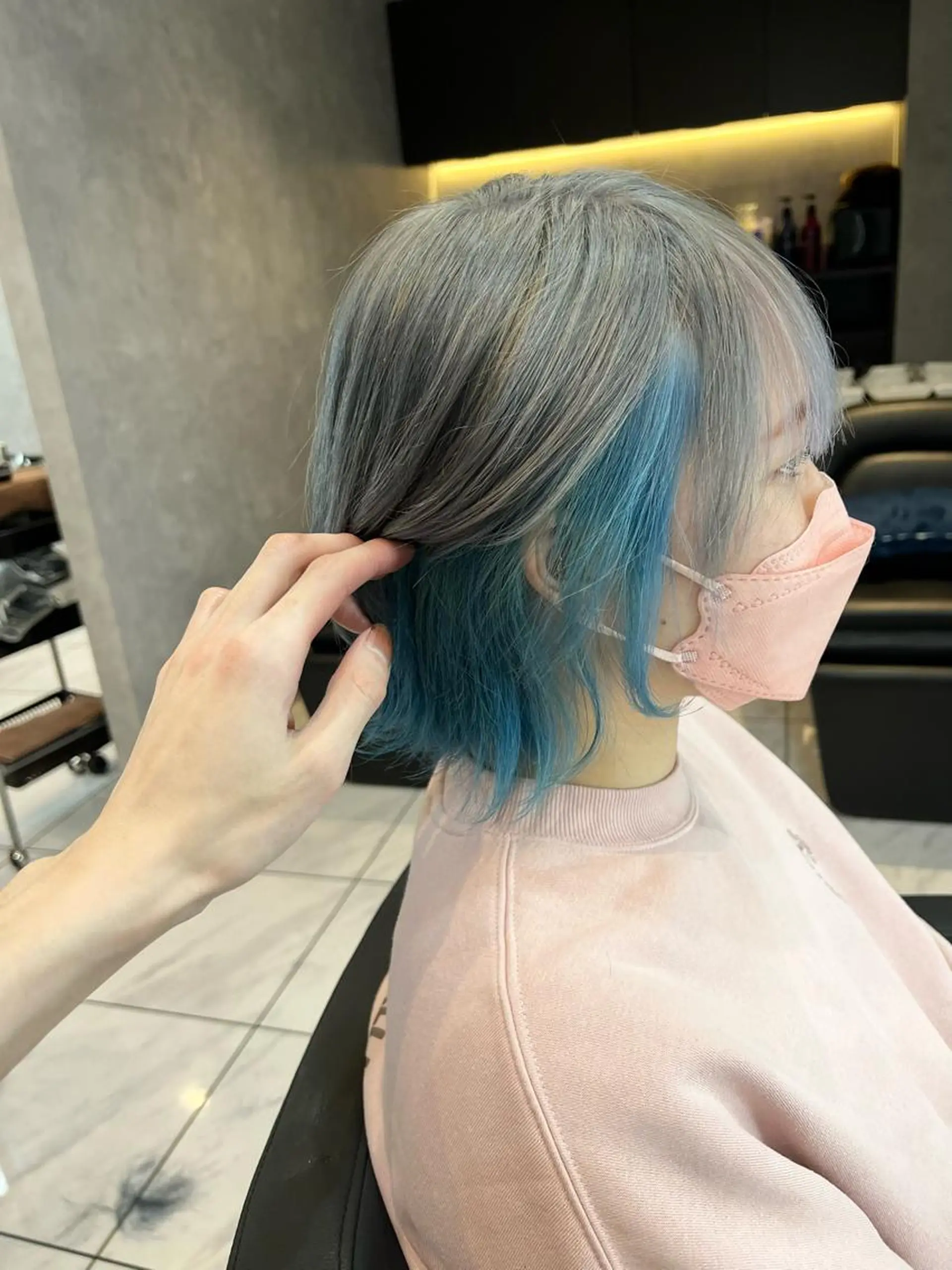 カラー SALOWIN栄 高須大貴のヘアスタイル