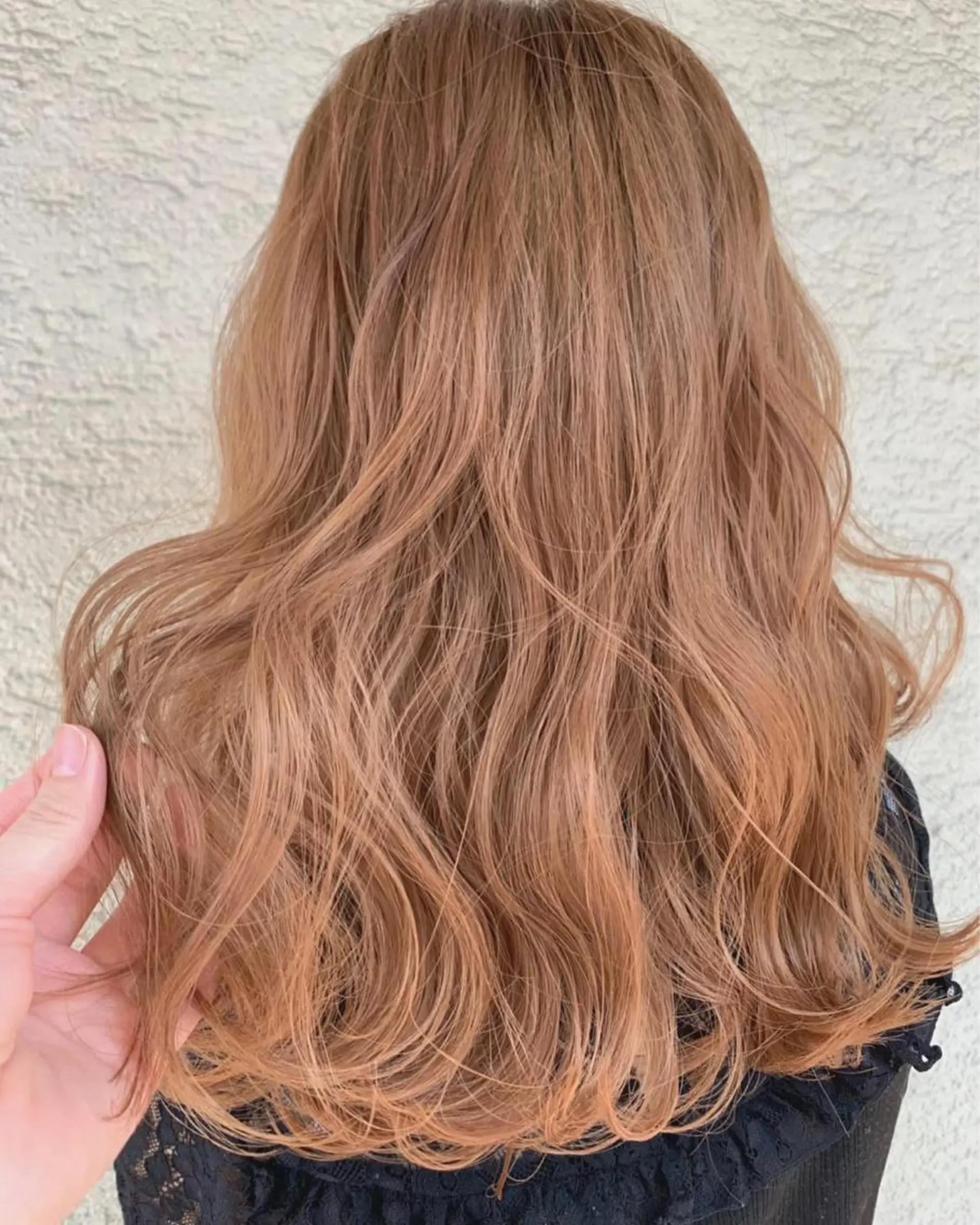 セミロング カラー ヘアカラー トリートメント 艶髪・酸性ストレート フリツのヘアスタイル