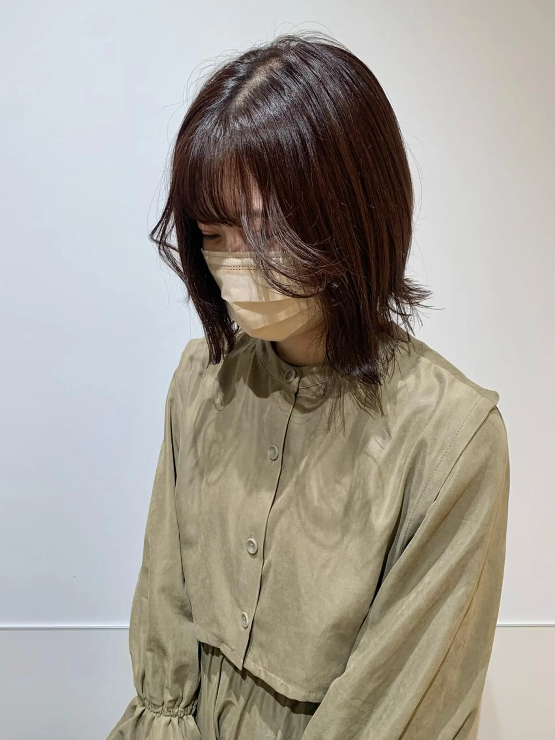 ショート カラー カット ヘアカラー トリートメント 片岡 由依のヘアスタイル
