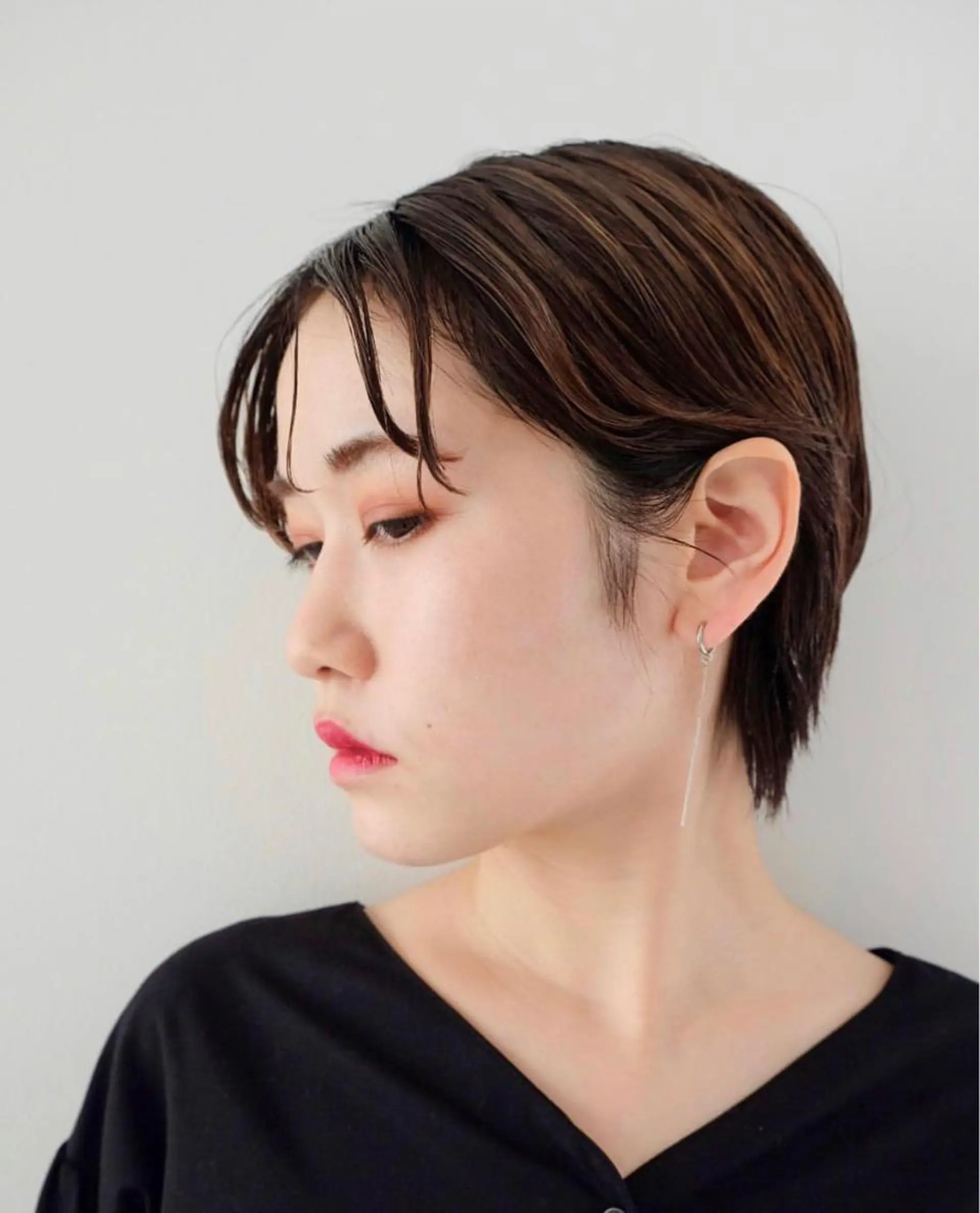 ショート カラー ヘアアレンジ 鹿野 さやかのヘアスタイル