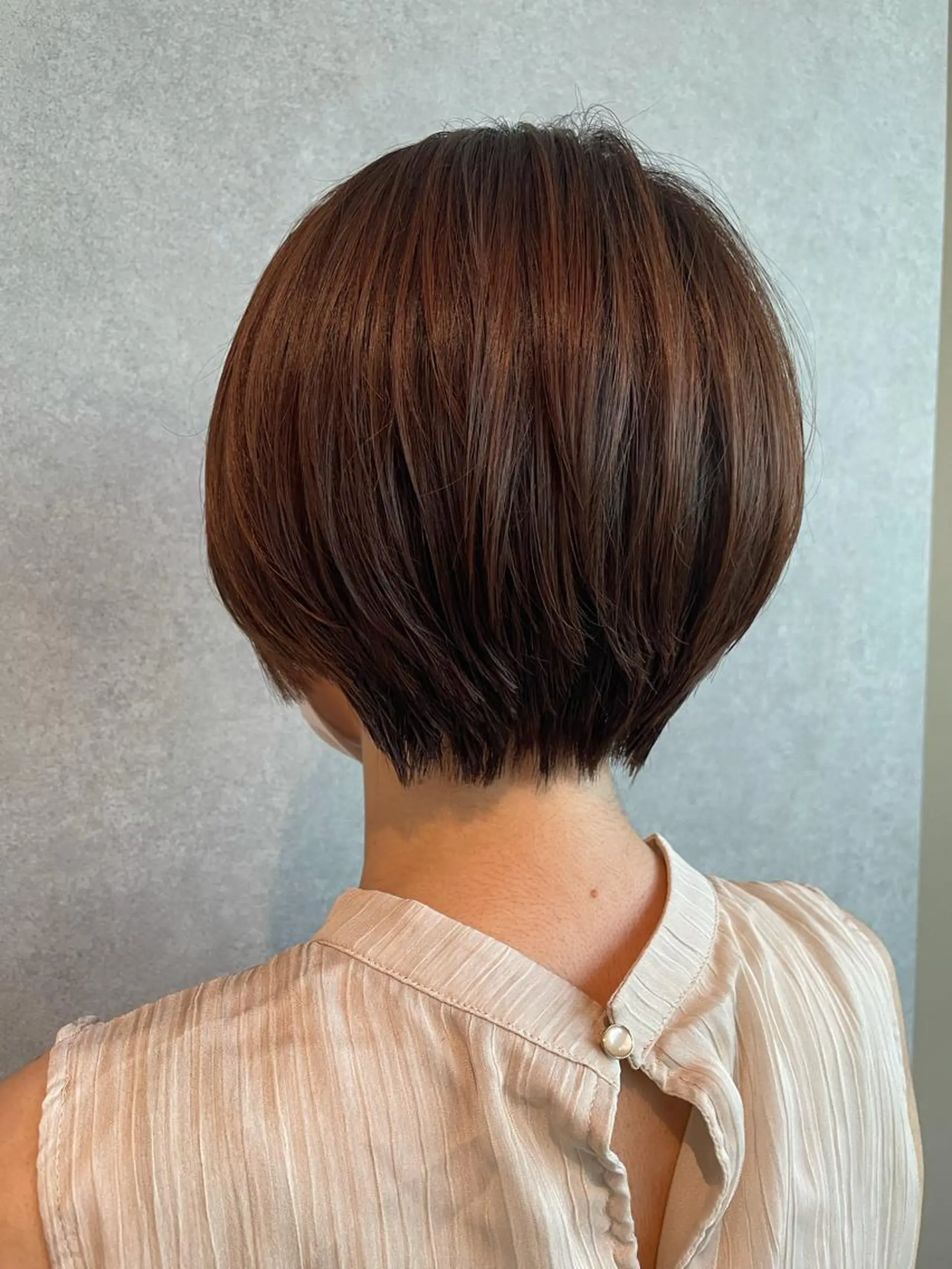 ショート カット gotoday　shaire　saron所属・miu. ボブ/透け感カラーのヘアスタイル