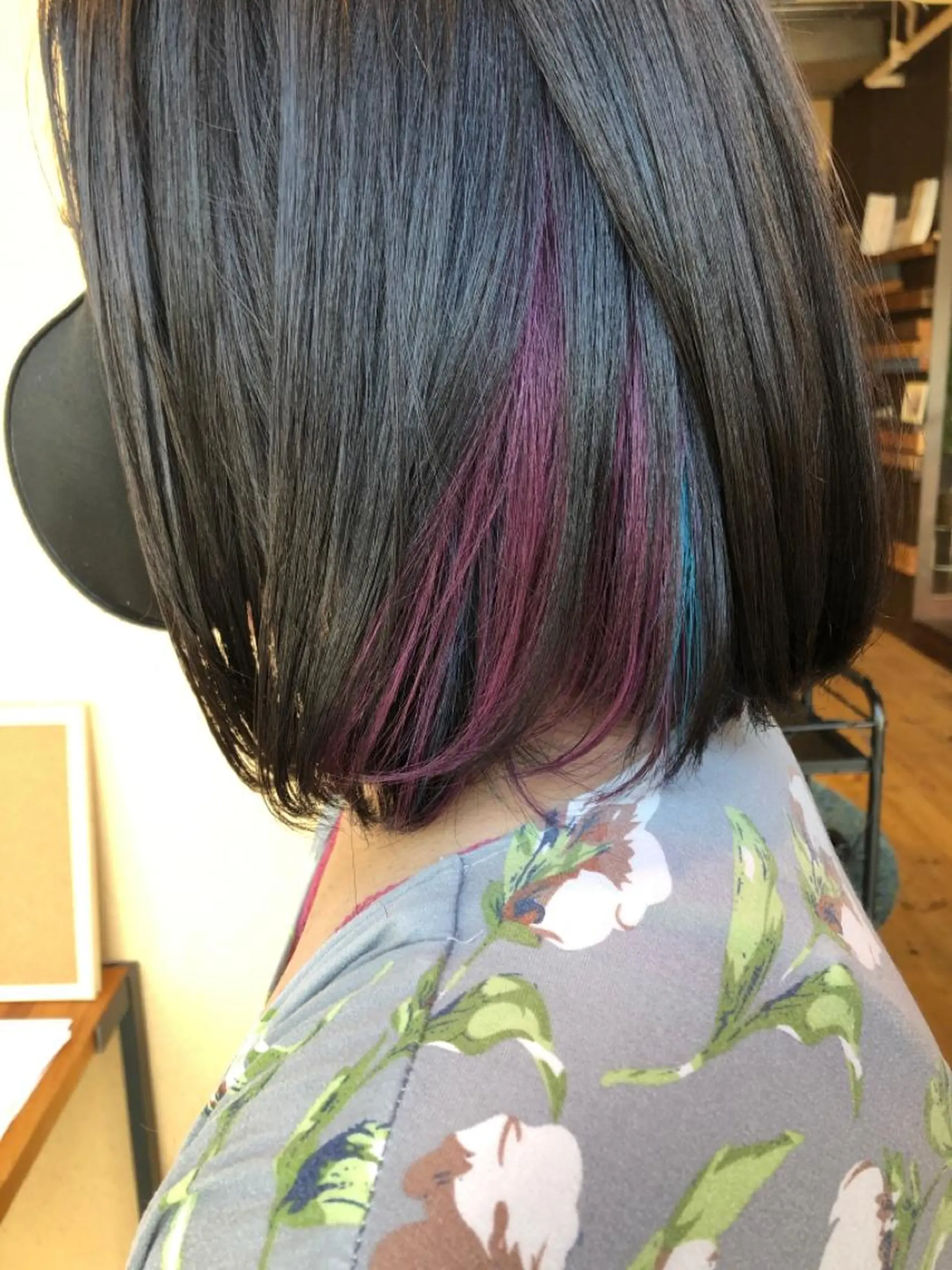 カラー 両国駅徒歩1分⭐️ アイロン仕上げのヘアスタイル