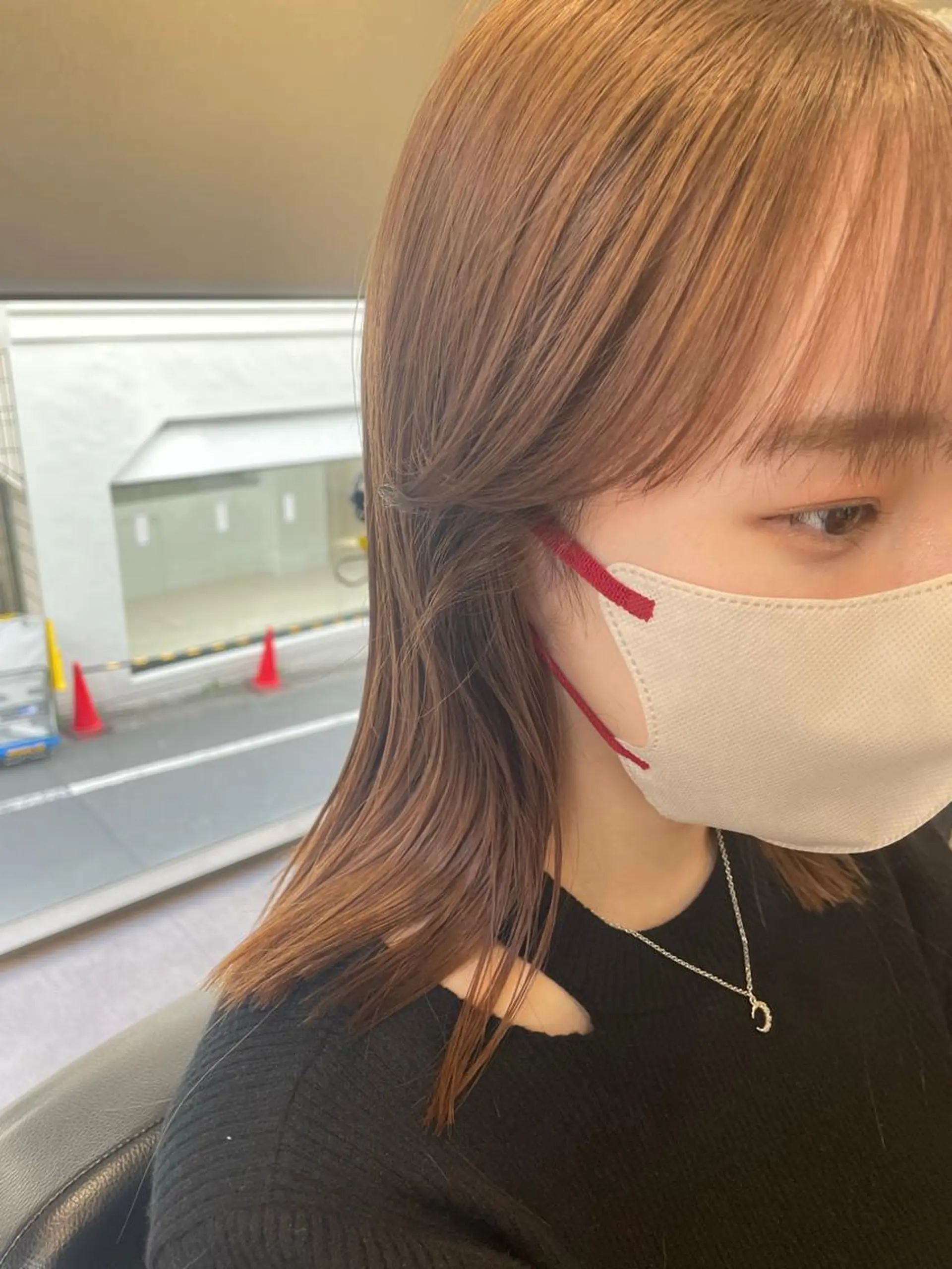 ミディアム カラー 韓国風ヘア ヘアカラー 韓国風/オシャレ /縮毛矯正/滝口琴未のヘアスタイル