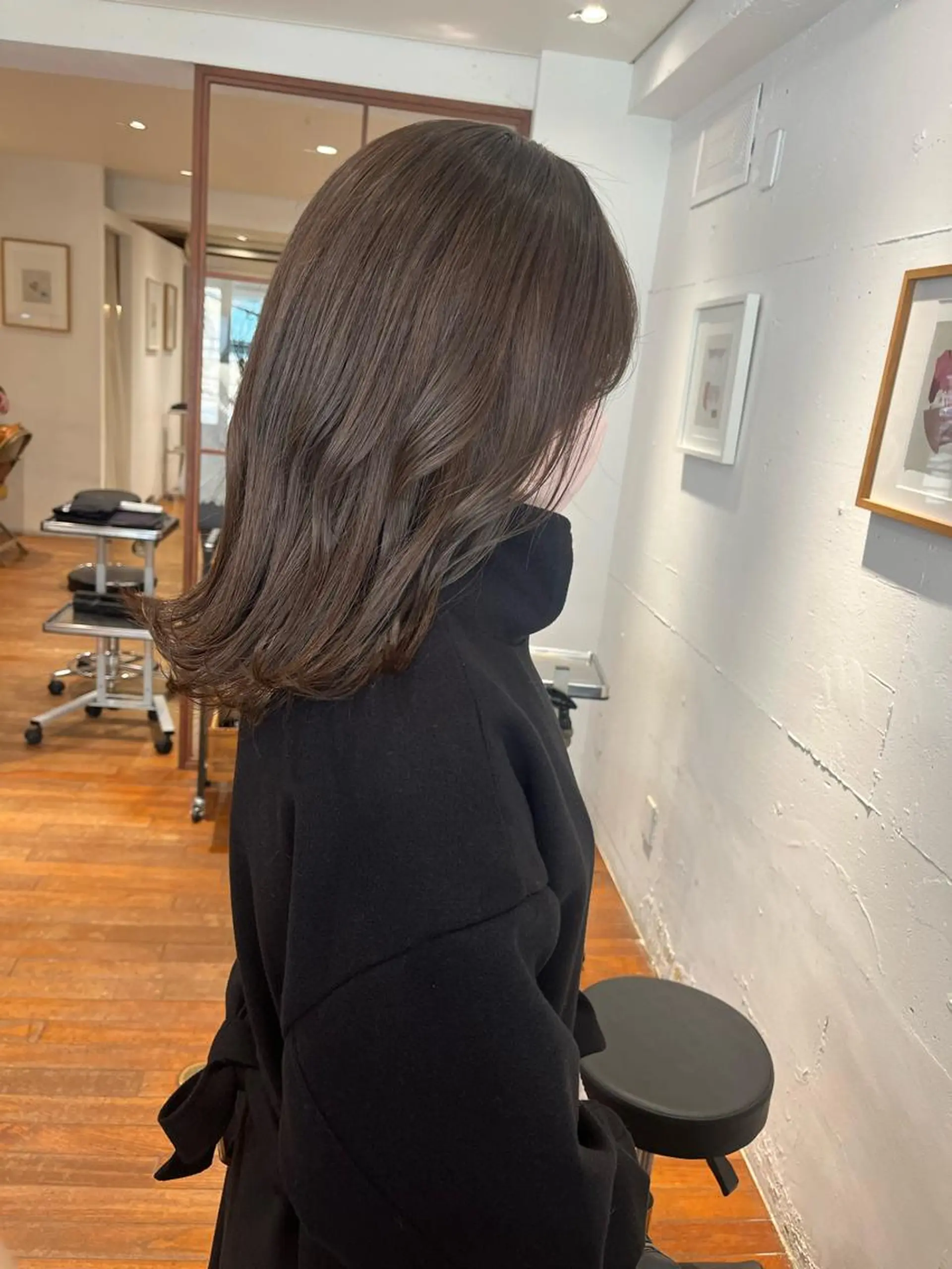 ミディアム カラー パーマ ヘアアレンジ メンズ キッズ ネイル マツエク・マツパ アイブロウ お洒落パーマ/ボブ ❄️Tomoka❄️のヘアスタイル