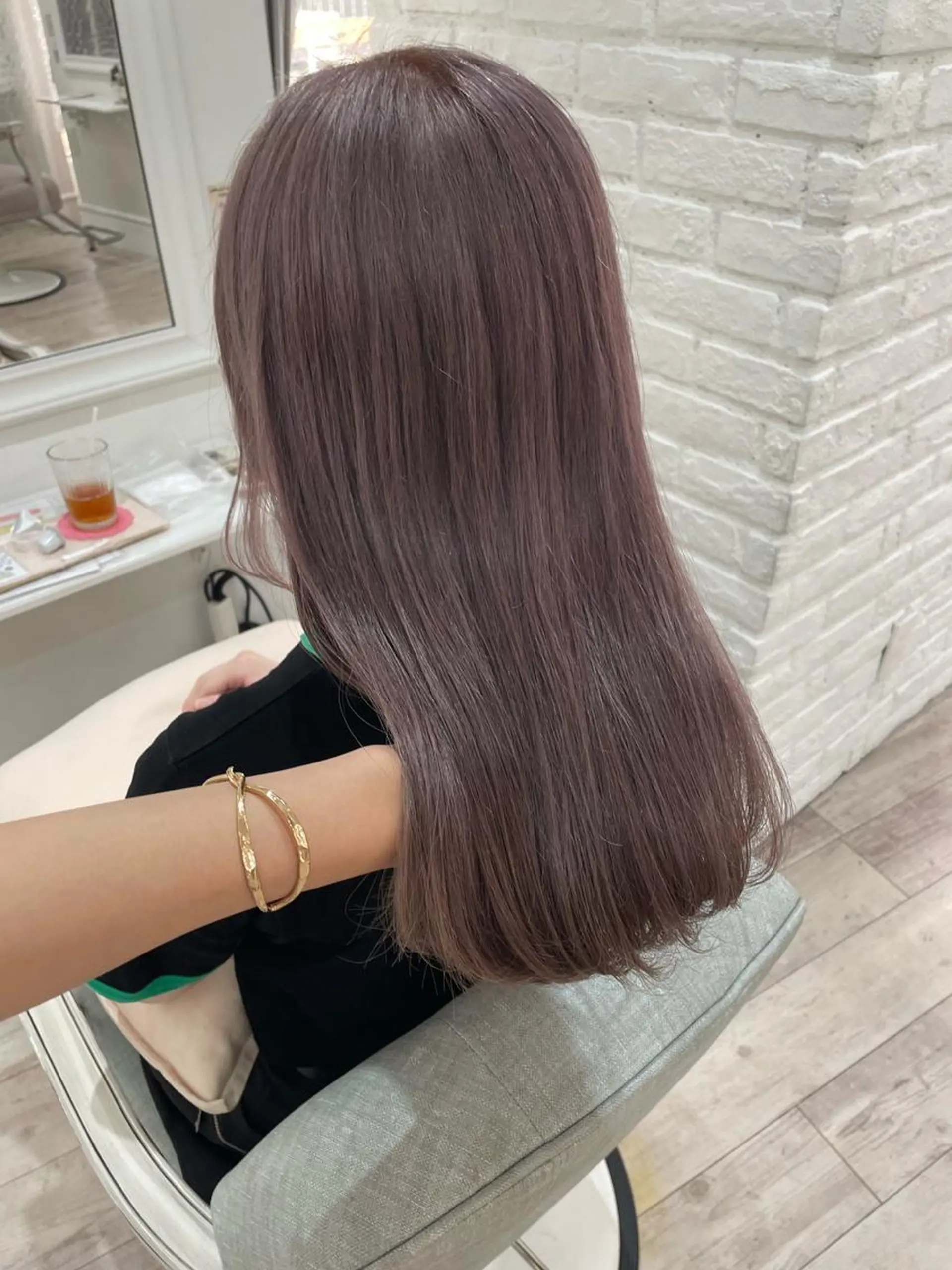 ロング カラー カット 縮毛矯正 トリートメント miyu /大阪美容室のヘアスタイル