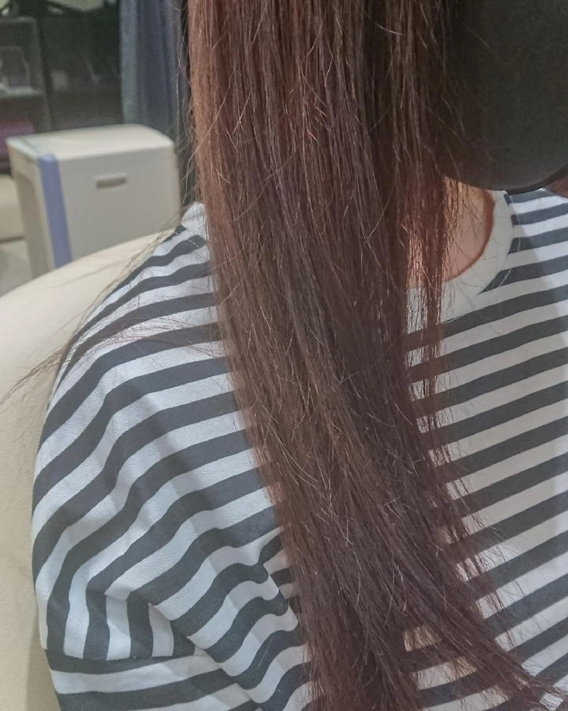 カラー ロング ベージュカラー ミルクティーベージュ 田邉 俊和のヘアスタイル