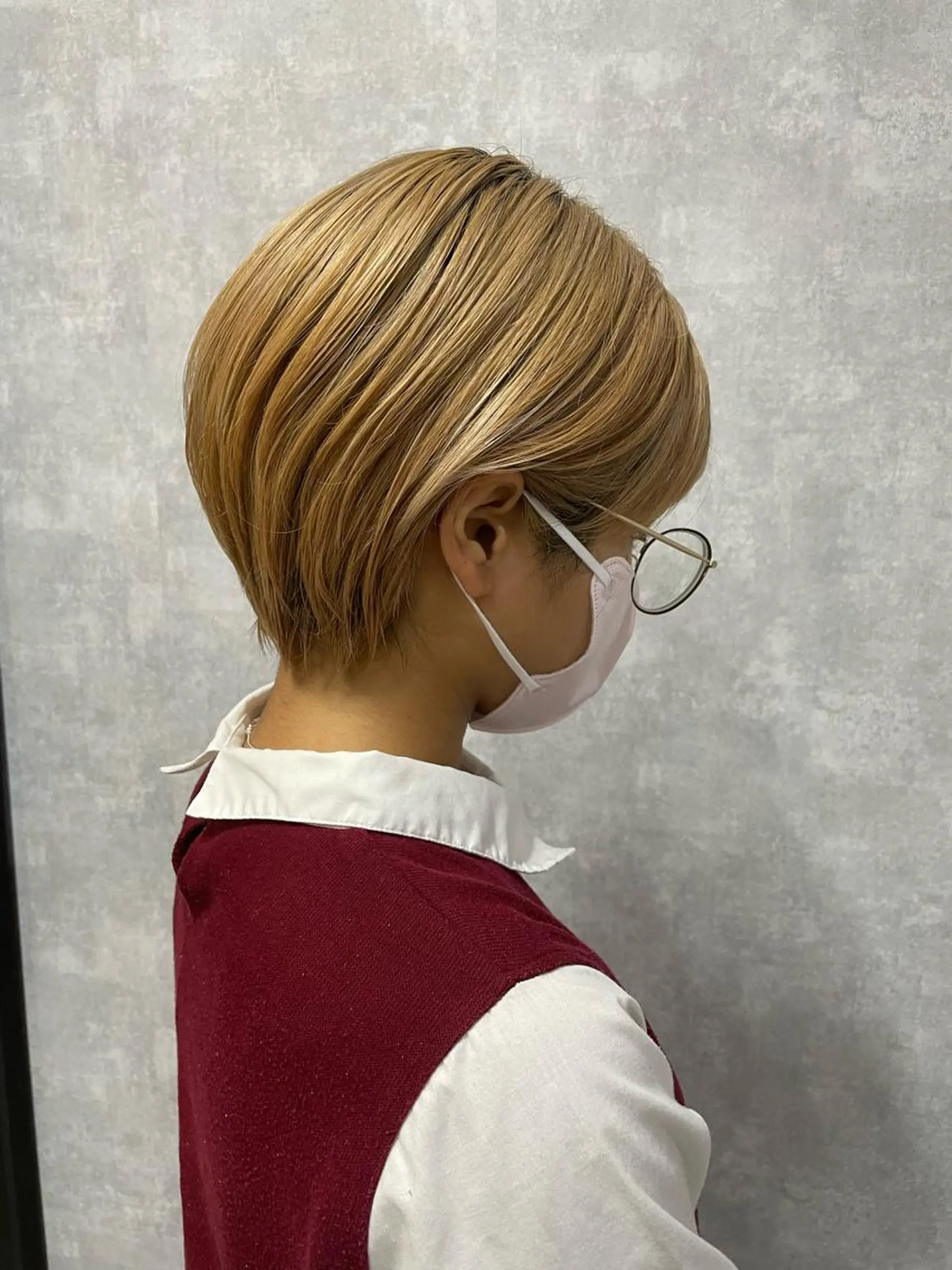 ショート 切りっぱなしボブ ショートボブ ハンサムショート 丸みショート アッシュ カット ヘアカラー トリートメント C’LD hair produce /シールドヘア所属・モテ髪/ボブ/ショー ト/アダチフウトのヘアスタイル