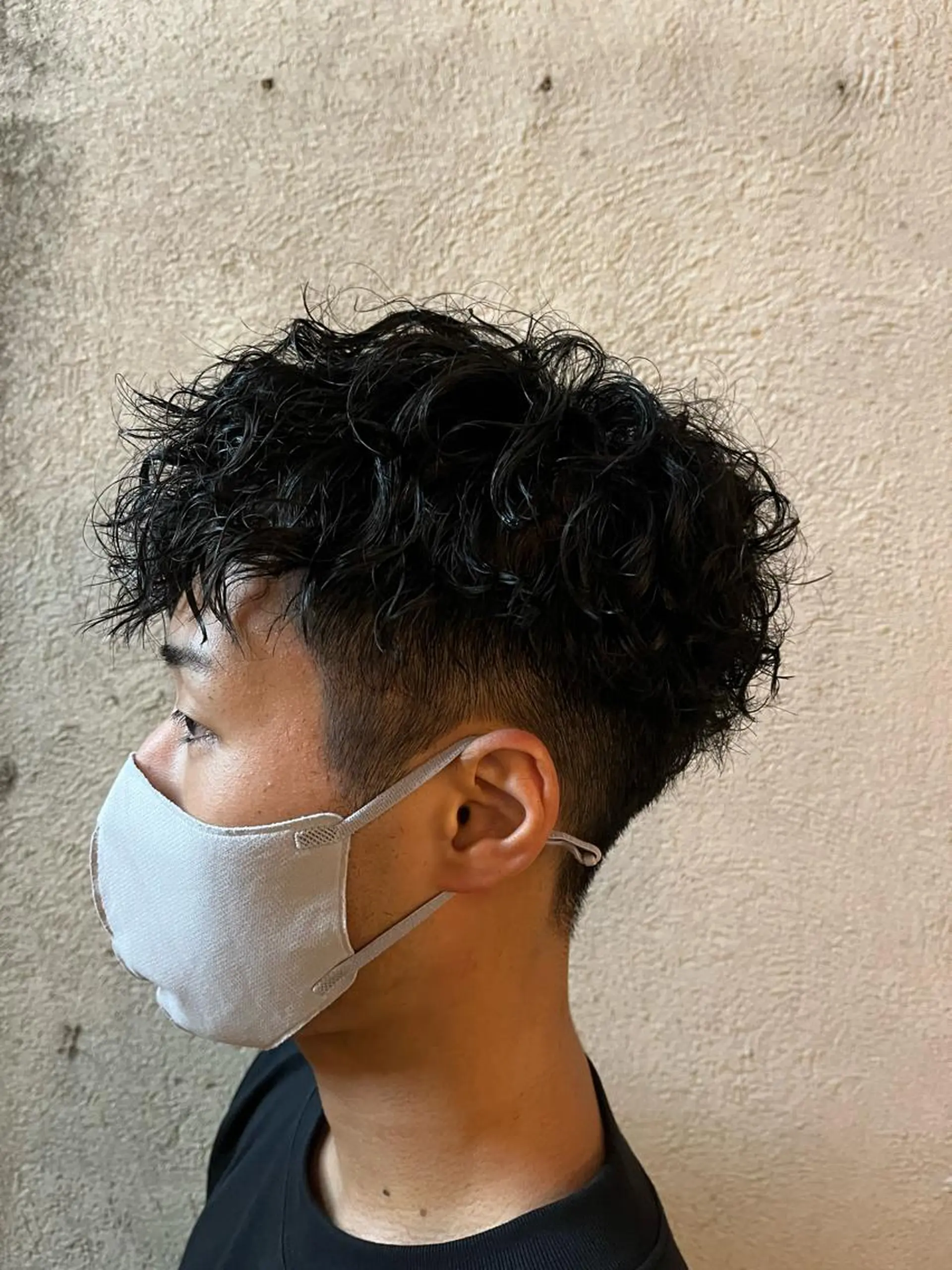 ショート パーマ メンズ カット パーマ トリートメント ヘアセット 🏆メンズヘア特化 🥇代表りんぺーのヘアスタイル