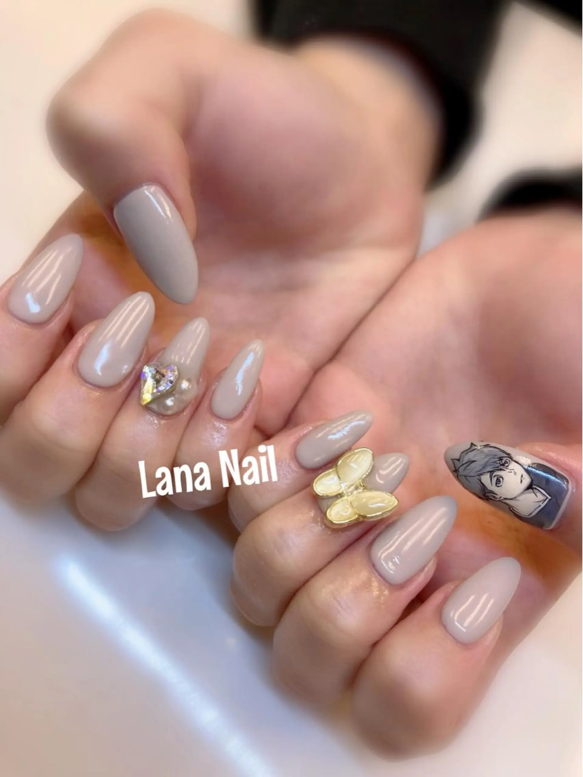 ネイル アートネイル ジェルネイル ワンカラーネイル Lana Nailのネイルデザイン