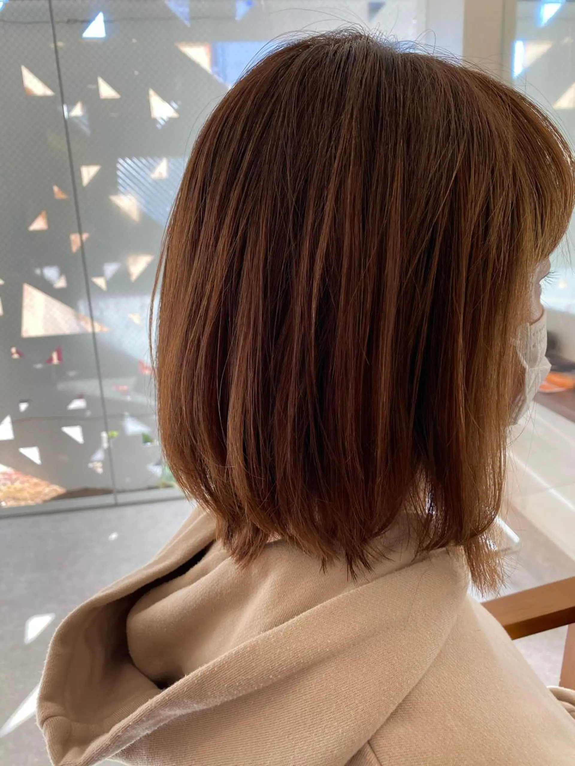 ミディアム カラー Rely 美空のヘアスタイル