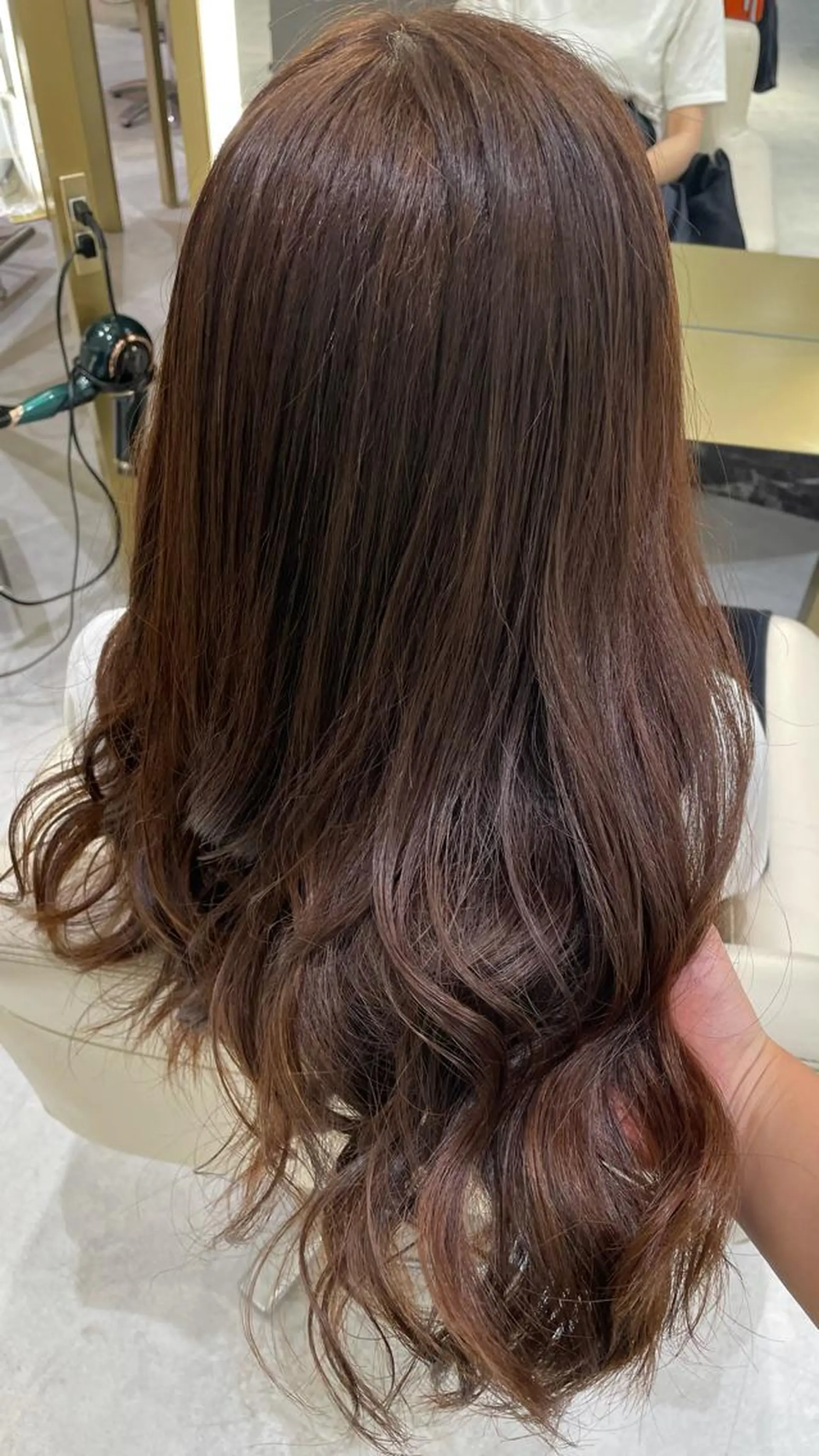 セミロング パーマモデル募集🌈 森脇帆南のヘアスタイル