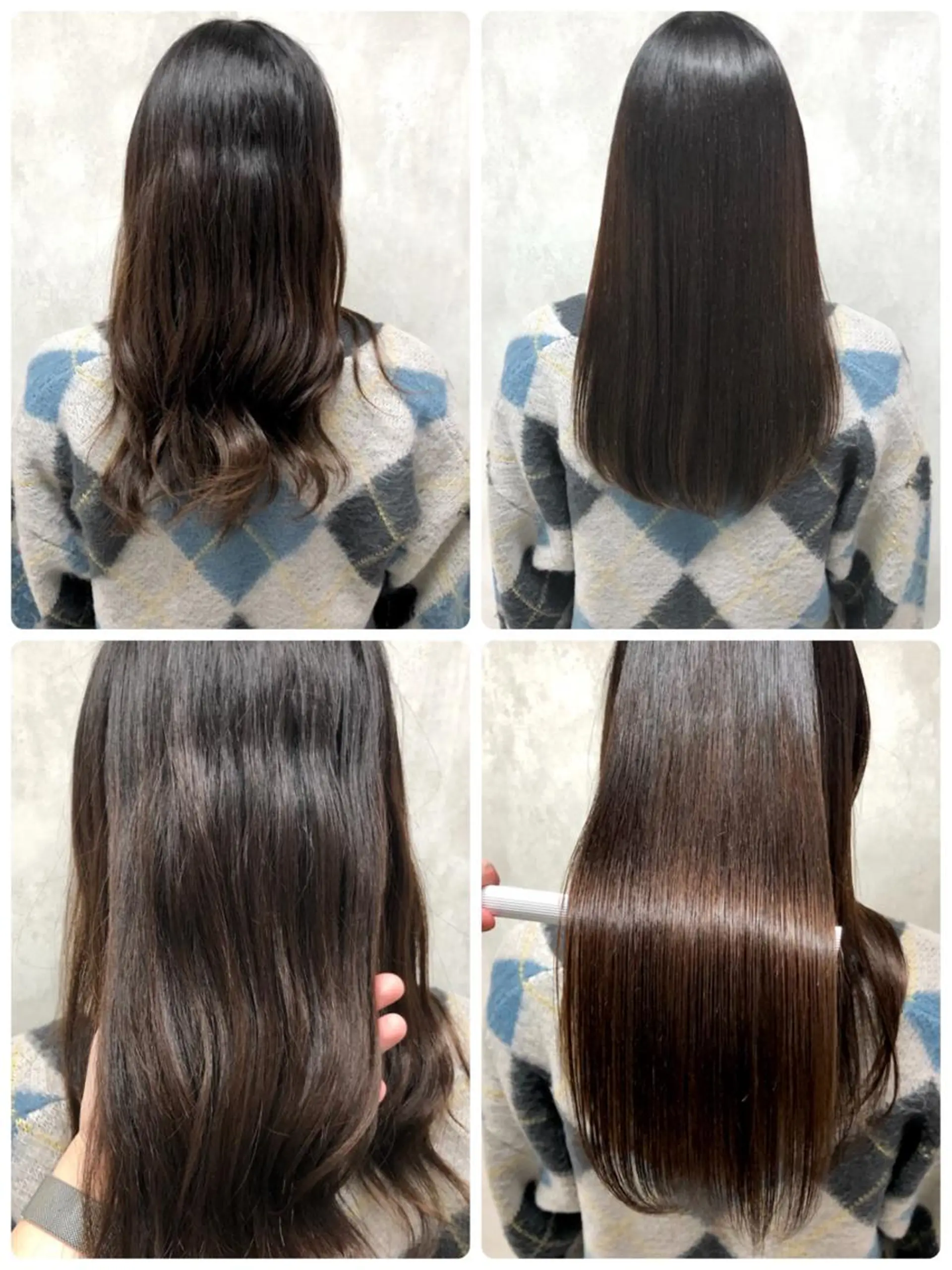 ロング 縮毛矯正 トリートメント ⚠️美容室迷子⚠️ 谷口にお任せ😊のヘアスタイル