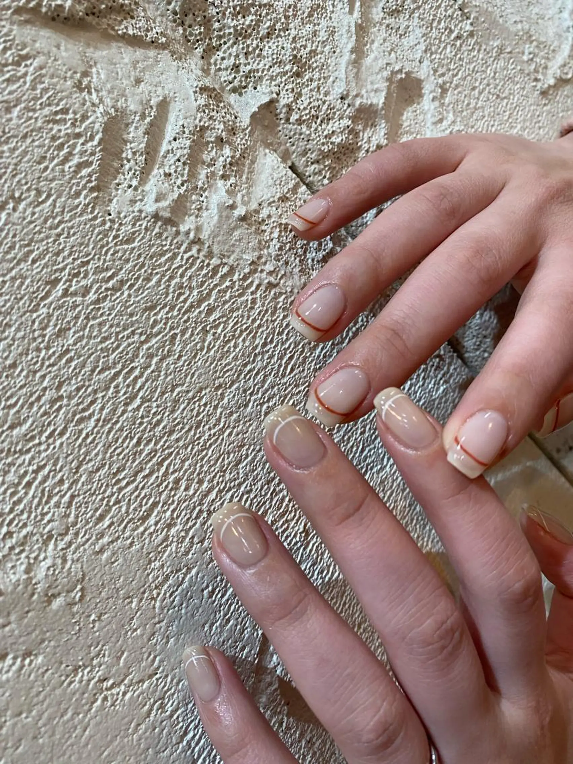 ネイル フレンチネイル シンプルネイル nable.所属・栗林 実莉のネイルデザイン