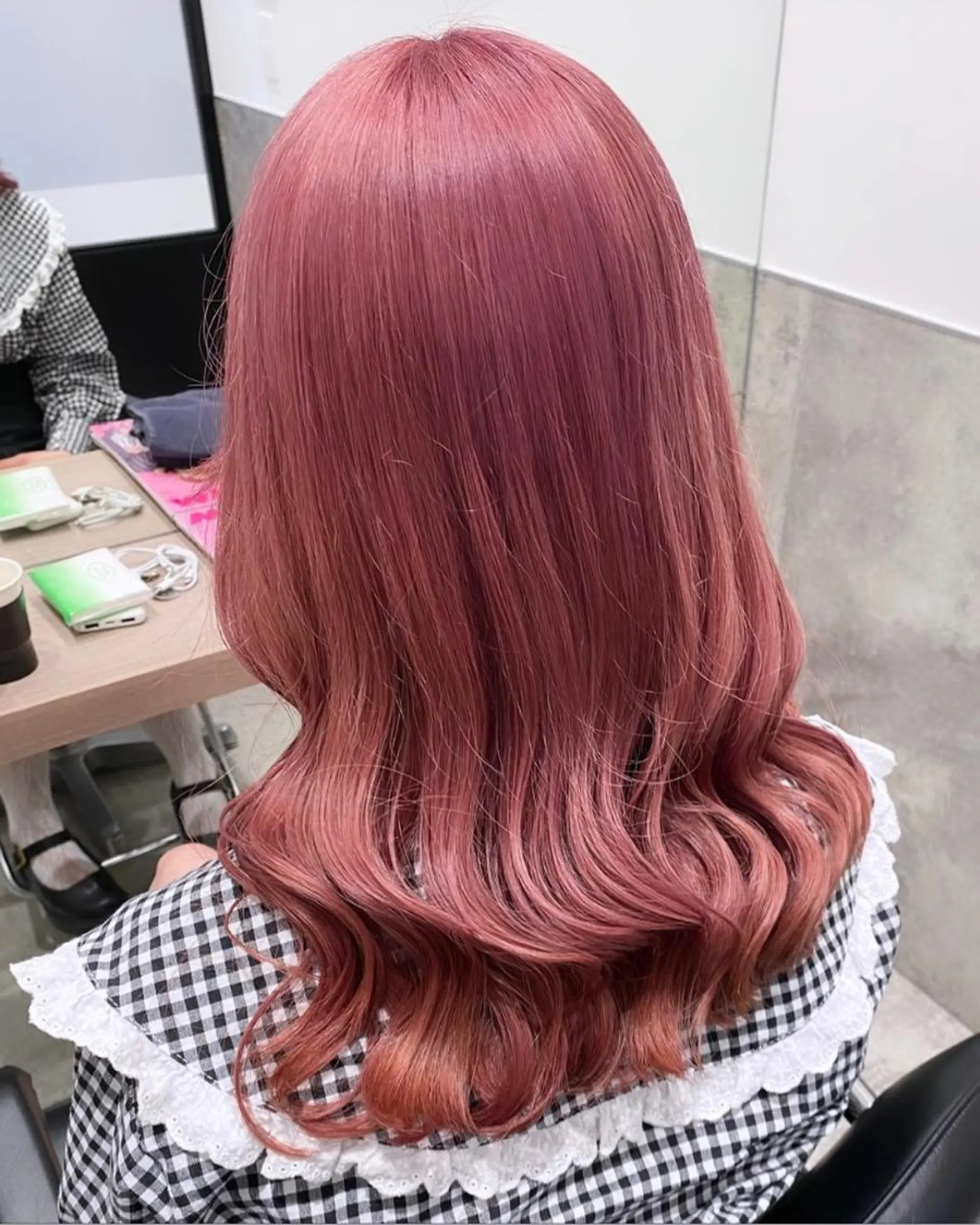 セミロング カラー 💗ガーリーヘア🎀 saki💗のヘアスタイル