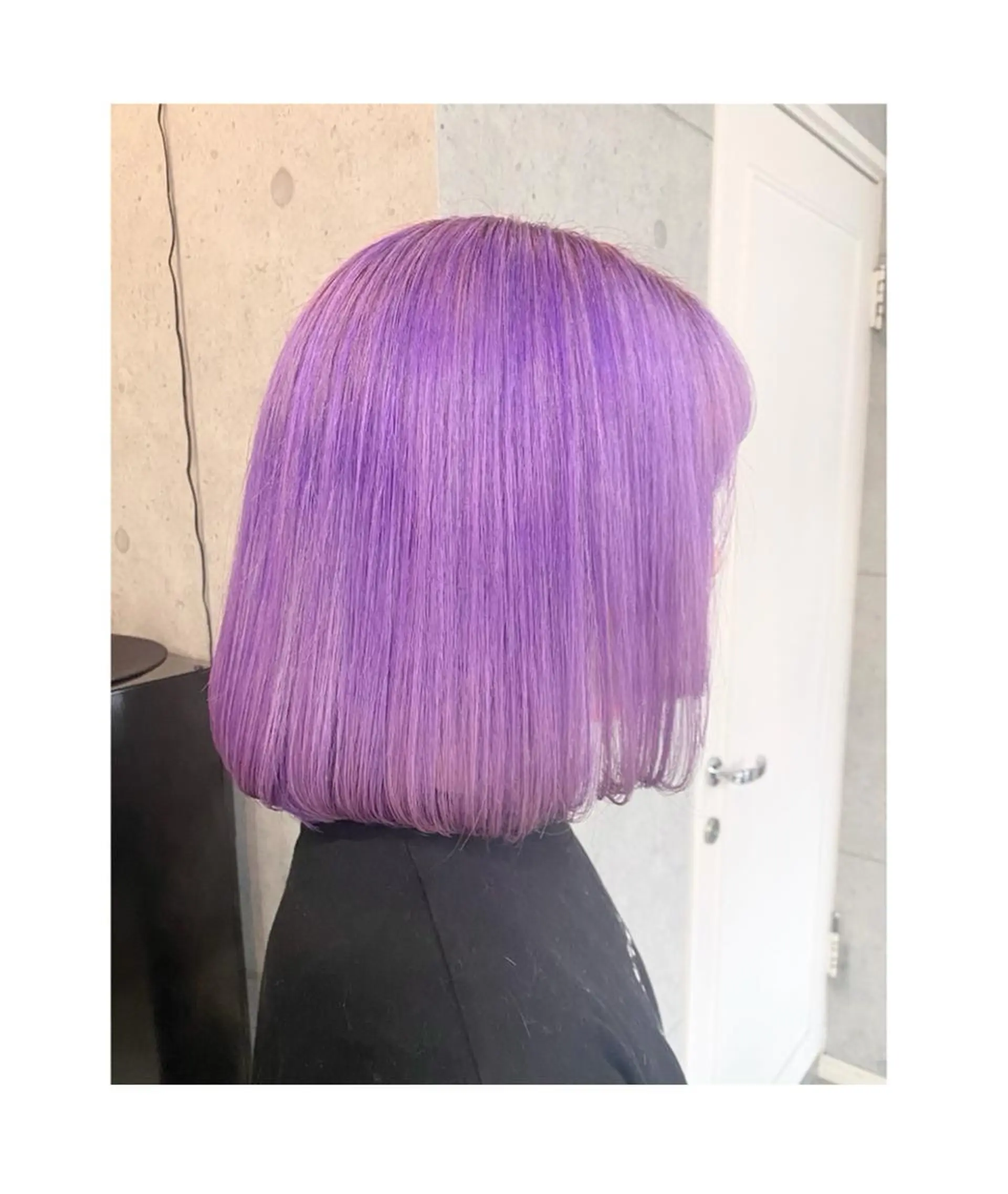 ショート パープルカラー ボブ ヘアカラー GARU-ガル-所属・TSUNO🦖 派手髪/オタク美容師のヘアスタイル