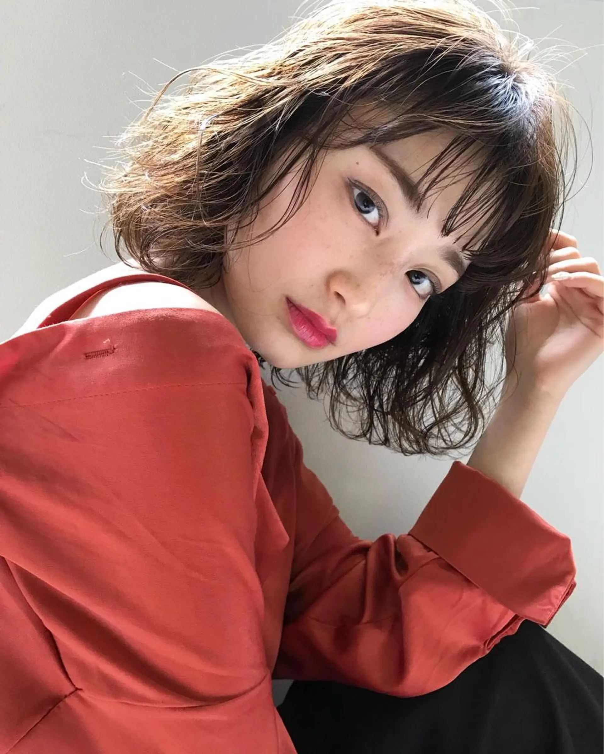 ショート カラー 酸性ストレート/ブリ ーチなし/中村 匠のヘアスタイル