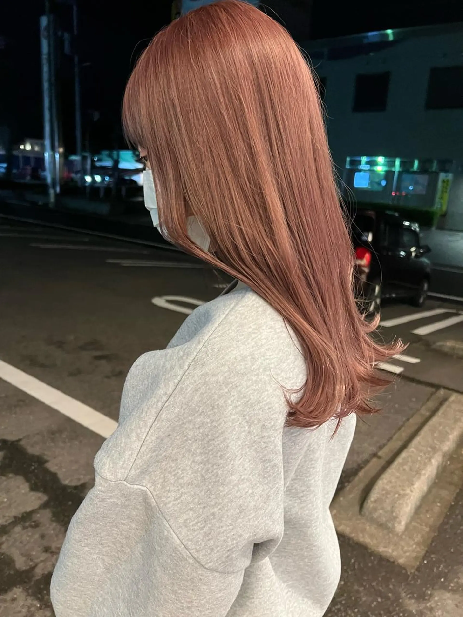 カラー 杉岡 ちさのヘアスタイル