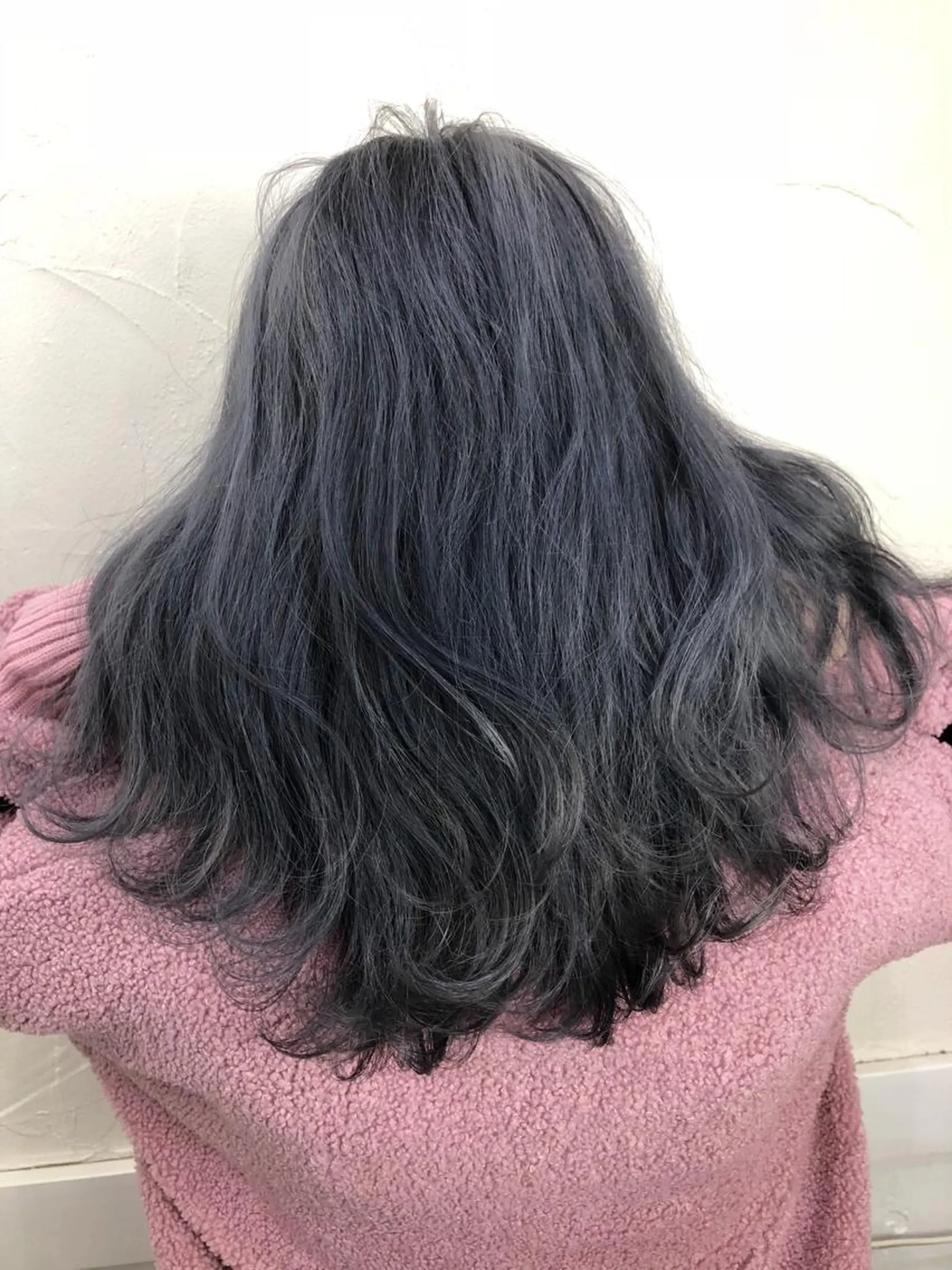 セミロング カラー ラベンダーカラー ラベンダーグレー ヘアカラー PSY(サイ)池袋 金田尚久🎨のヘアスタイル