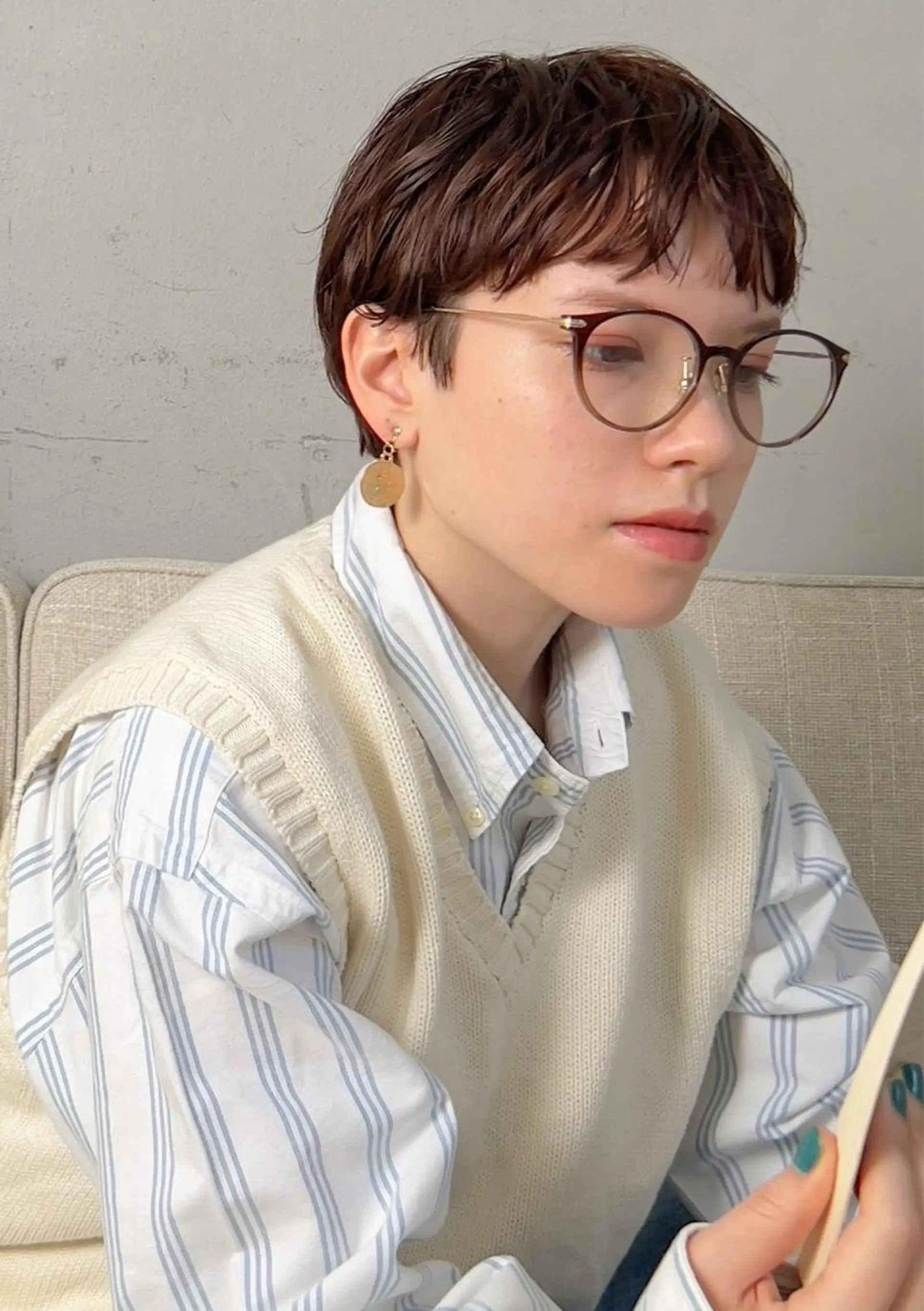 ショート カラー ショートボブ ベージュカラー ブリーチ 透明感カラー ダブルカラー 蔵前 デザインカット KOBAYASHIのその他イメージ