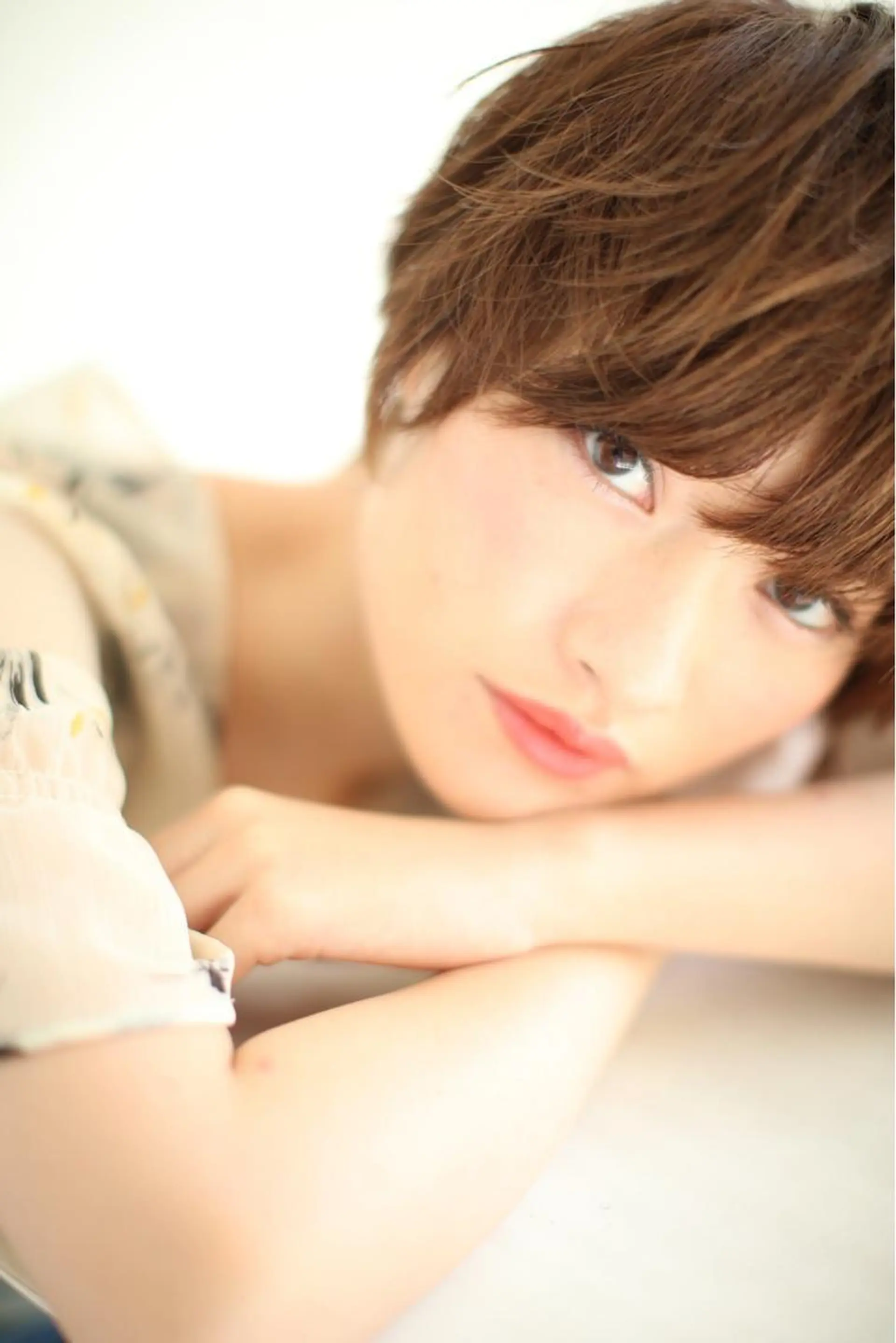 ショート カラー ショートヘア 小顔カット 髪質改善/艶髪 永山のヘアスタイル