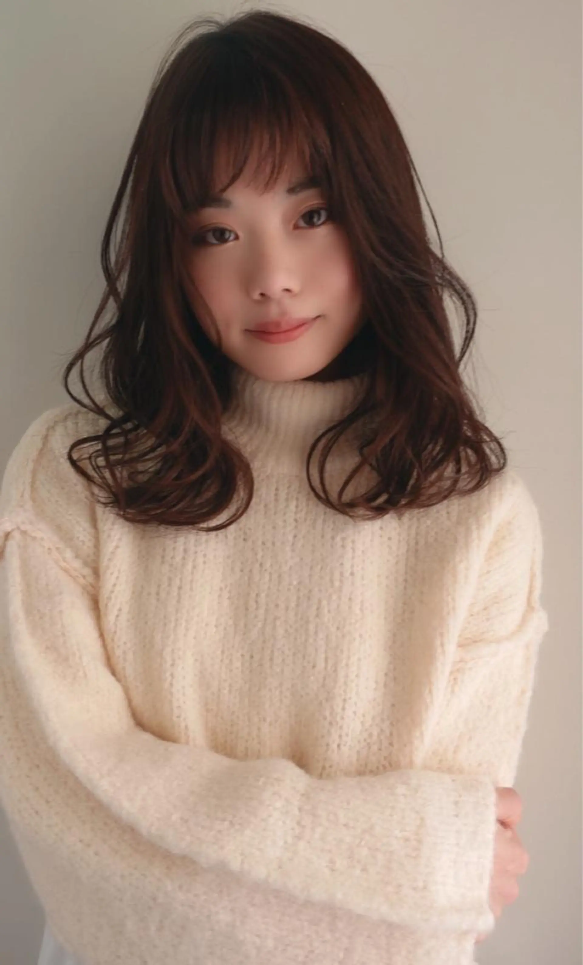 ミディアム カラー カット ヘアカラー トリートメント 京都大人女性ショート 徒歩1分/秋山のヘアスタイル