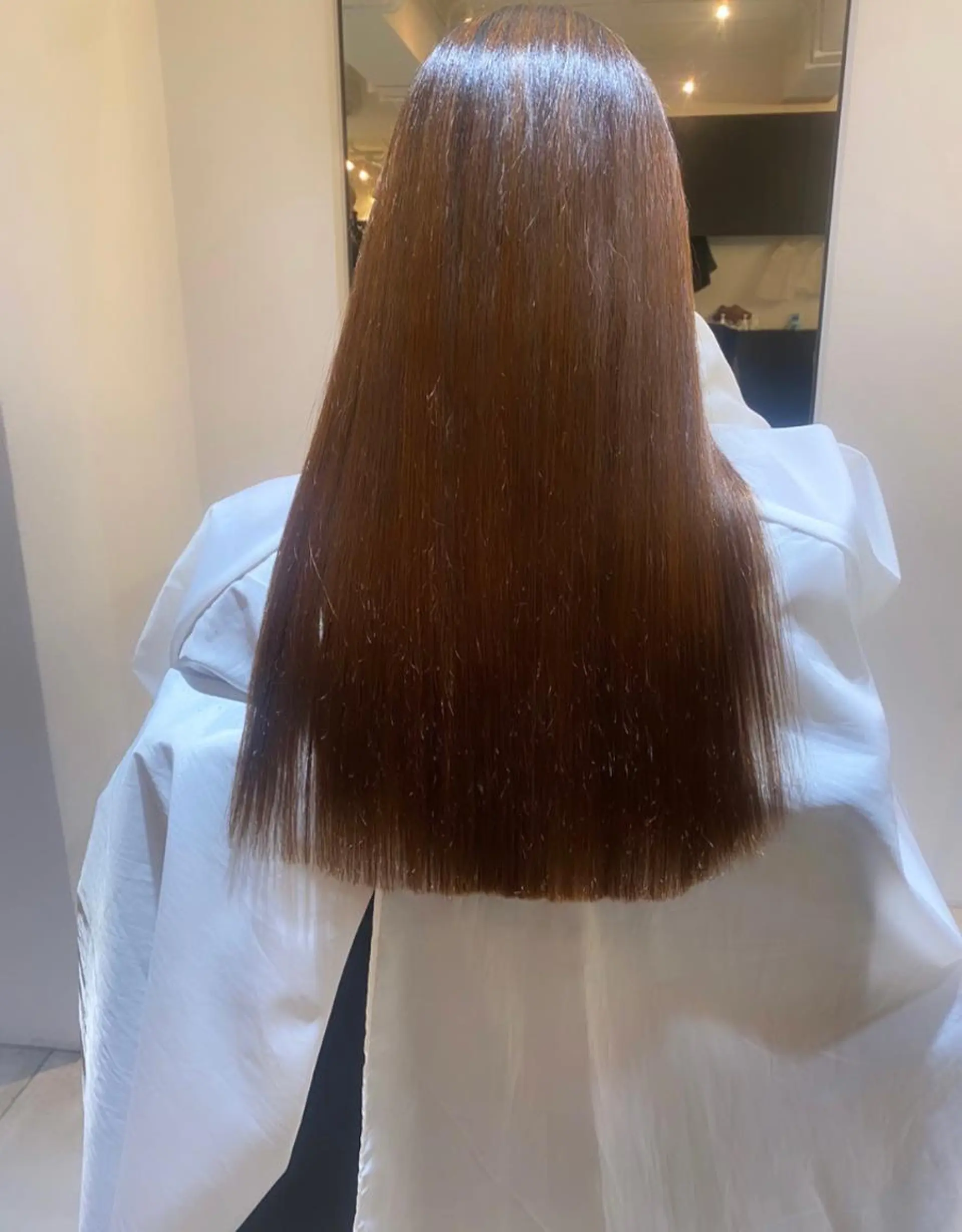 ロング カラー パーマ 縮毛矯正 riria/ボブ /透明感カラー🎀のヘアスタイル