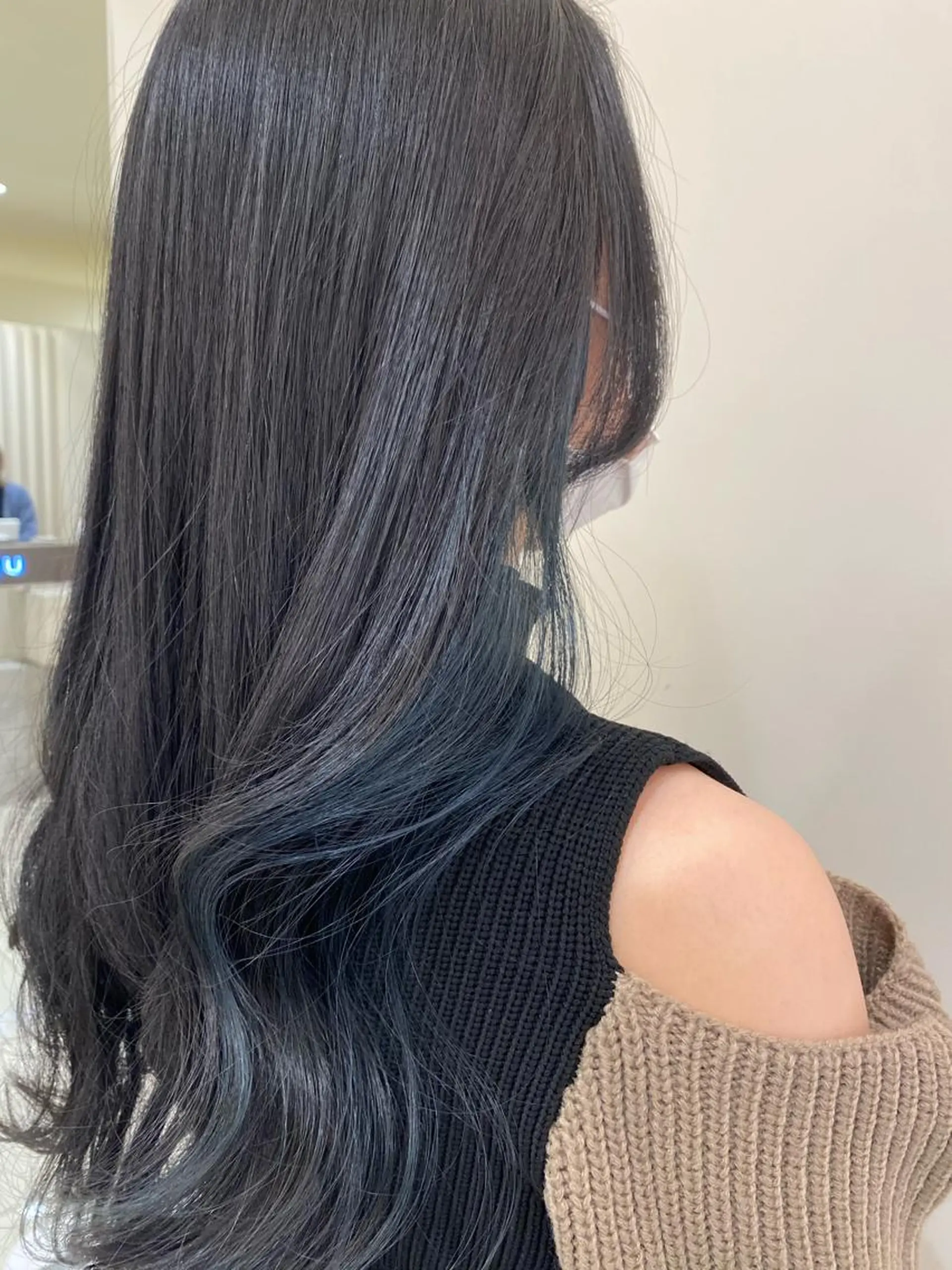 ロング カラー ヘアアレンジ 銀座メンズ専門🖤 小島奈々のヘアスタイル