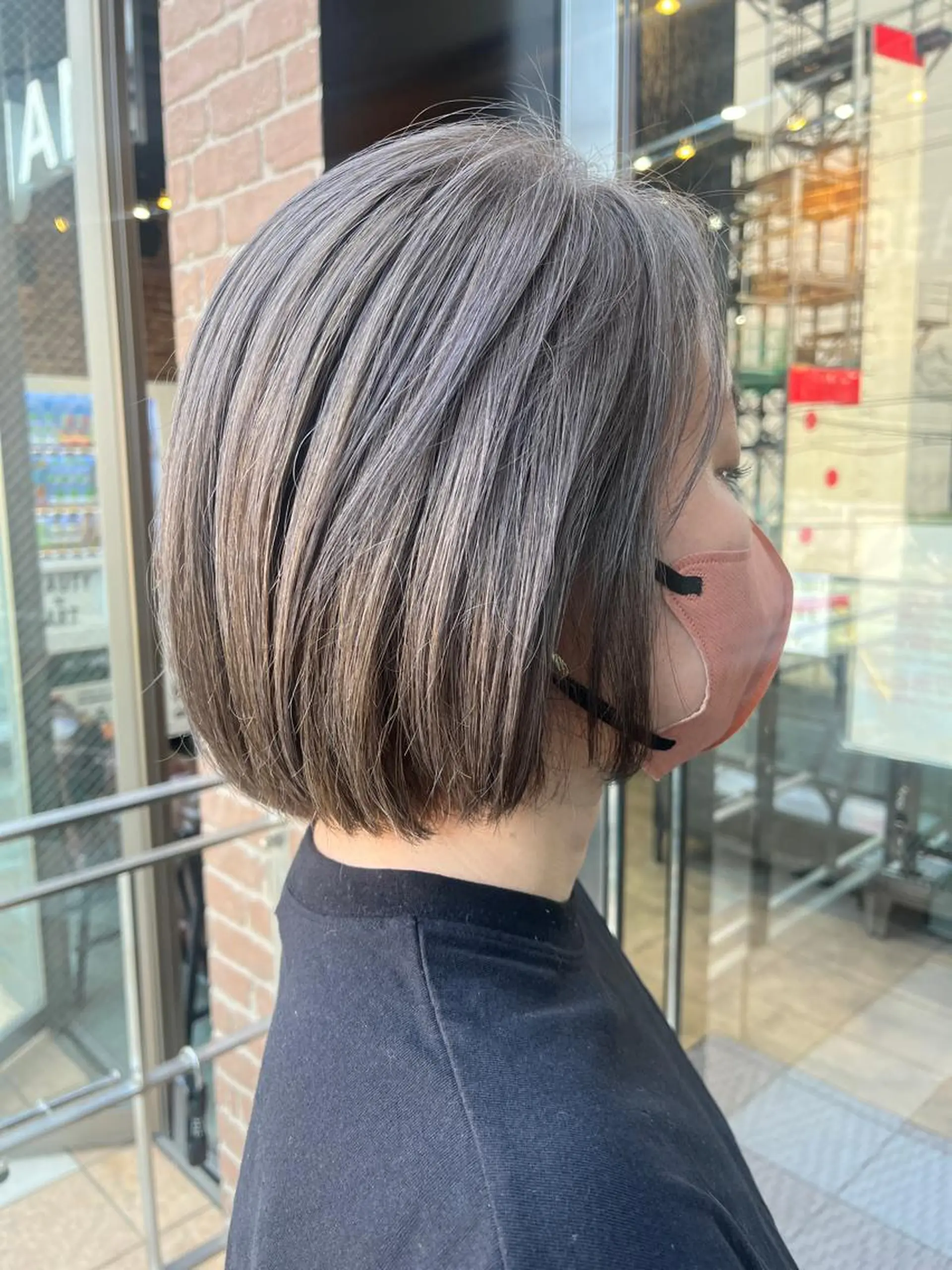 ミディアム カラー パーマ ヘアアレンジ メンズ キッズ ネイル マツエク・マツパ アイブロウ メンズブリーチ メンズハイライト メンズインナーカラー メンズ韓国風 ブリーチ ヘアカラー トリートメント 久木原 ゆりのヘアスタイル
